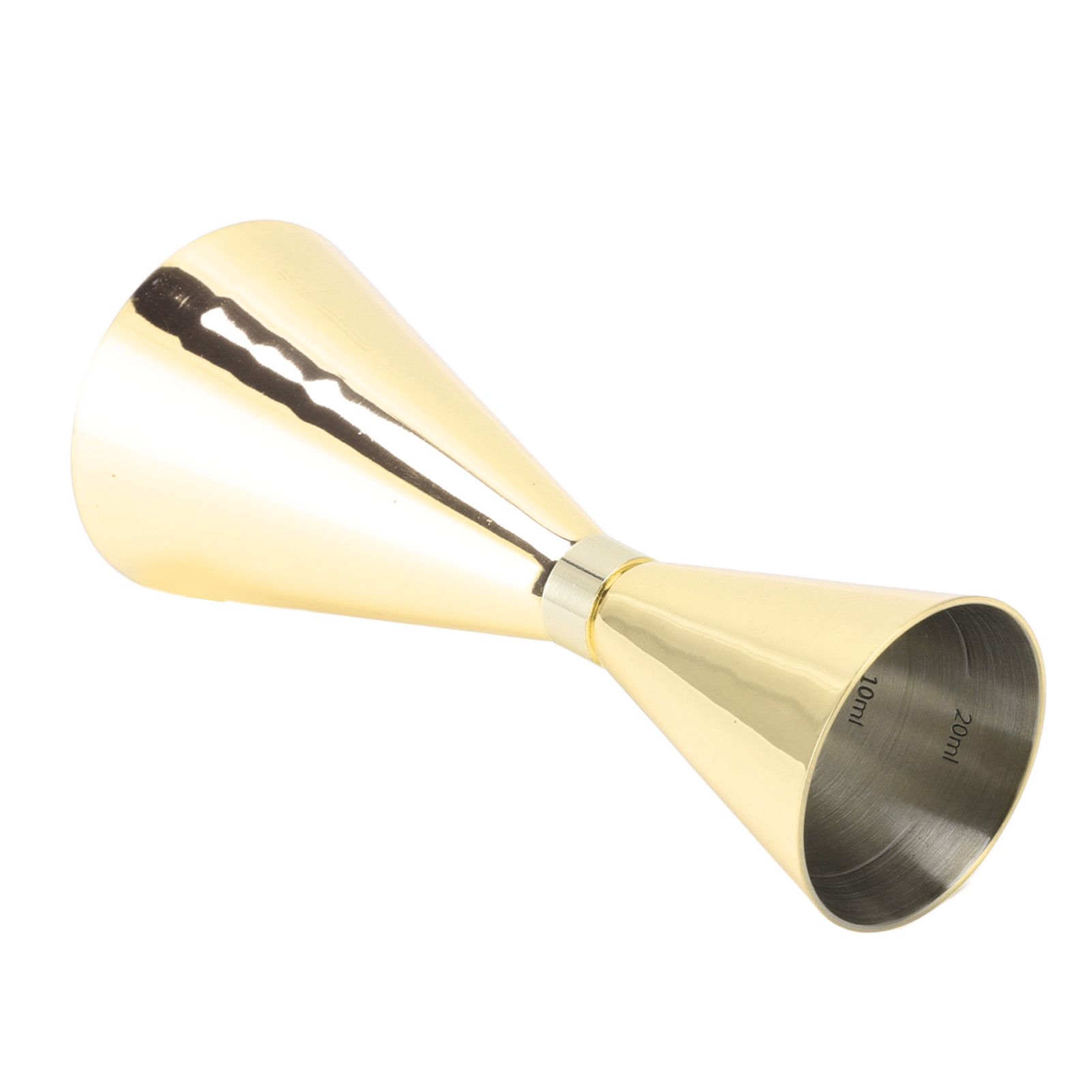 Jigger Stainless Steel 30mm to 60mm Elegant Flexible Jigger Cone for Cocktail Bartending Gold Plating - Image 7