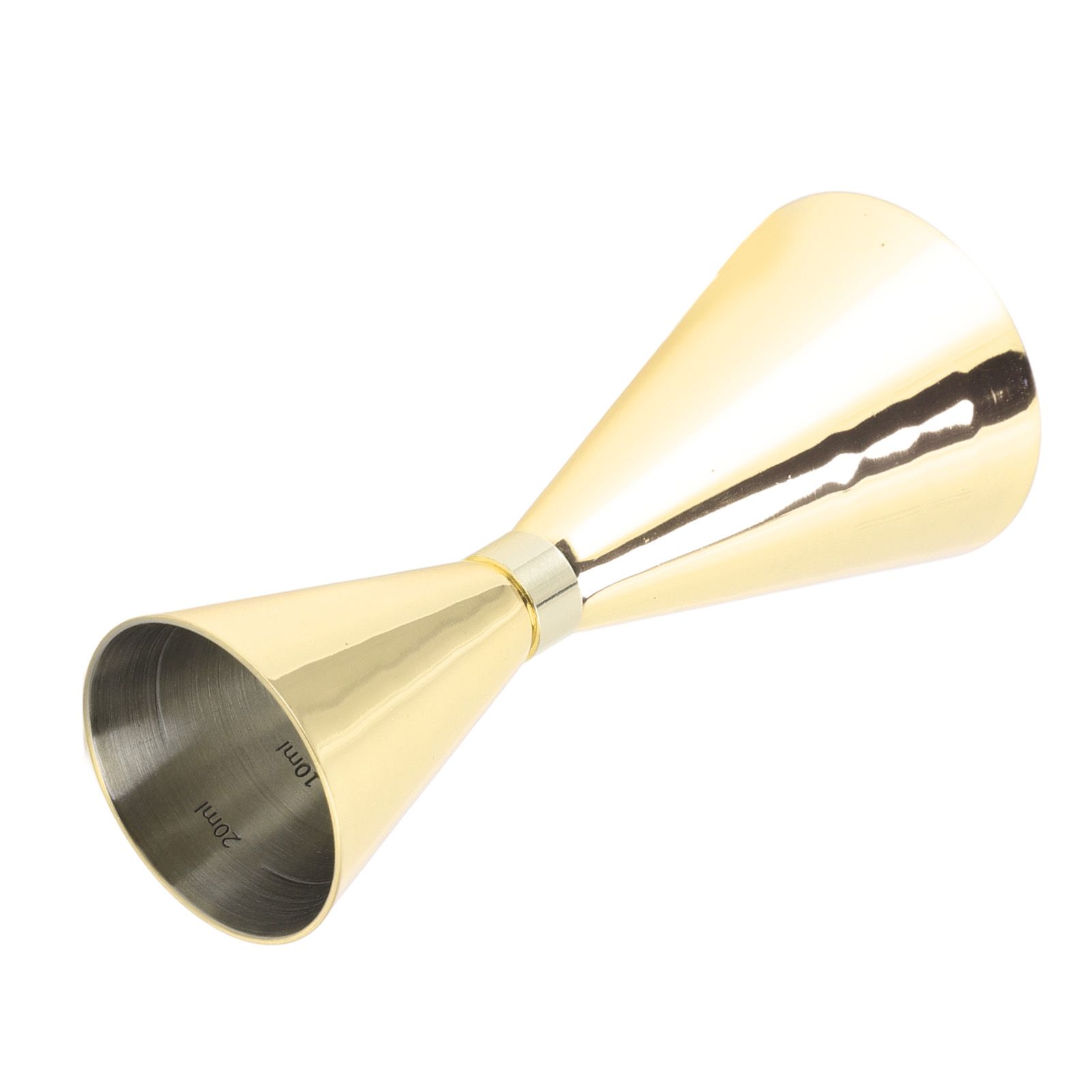 Jigger Stainless Steel 30mm to 60mm Elegant Flexible Jigger Cone for Cocktail Bartending Gold Plating - Image 8