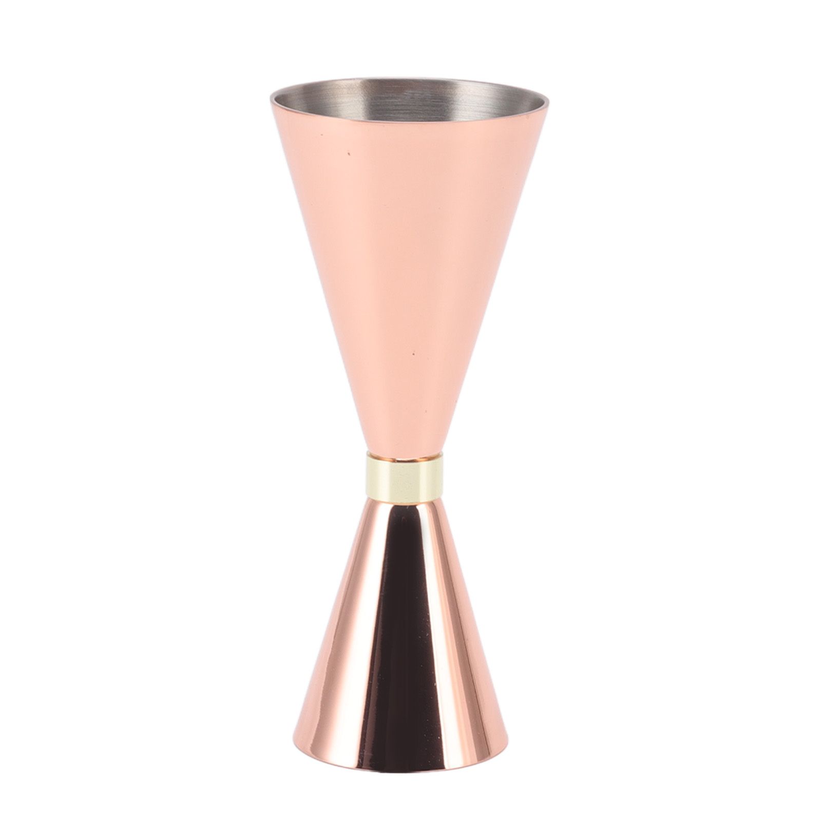 Jigger Stainless Steel 30mm to 60mm Elegant Flexible Jigger Cone for Cocktail Bartending Copper Plating - Image 5