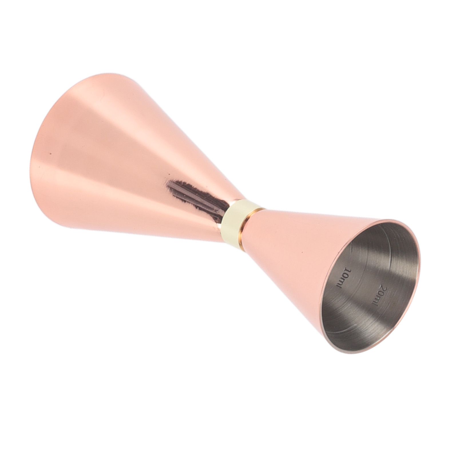 Jigger Stainless Steel 30mm to 60mm Elegant Flexible Jigger Cone for Cocktail Bartending Copper Plating - Image 7