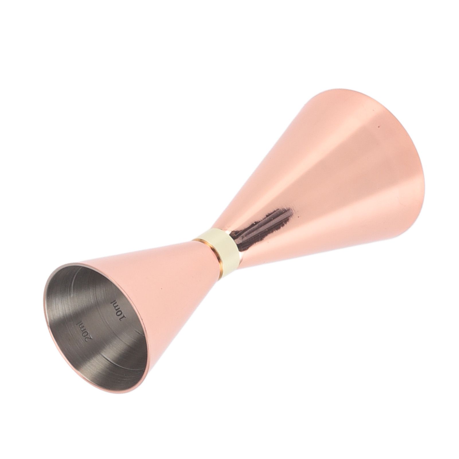 Jigger Stainless Steel 30mm to 60mm Elegant Flexible Jigger Cone for Cocktail Bartending Copper Plating - Image 8