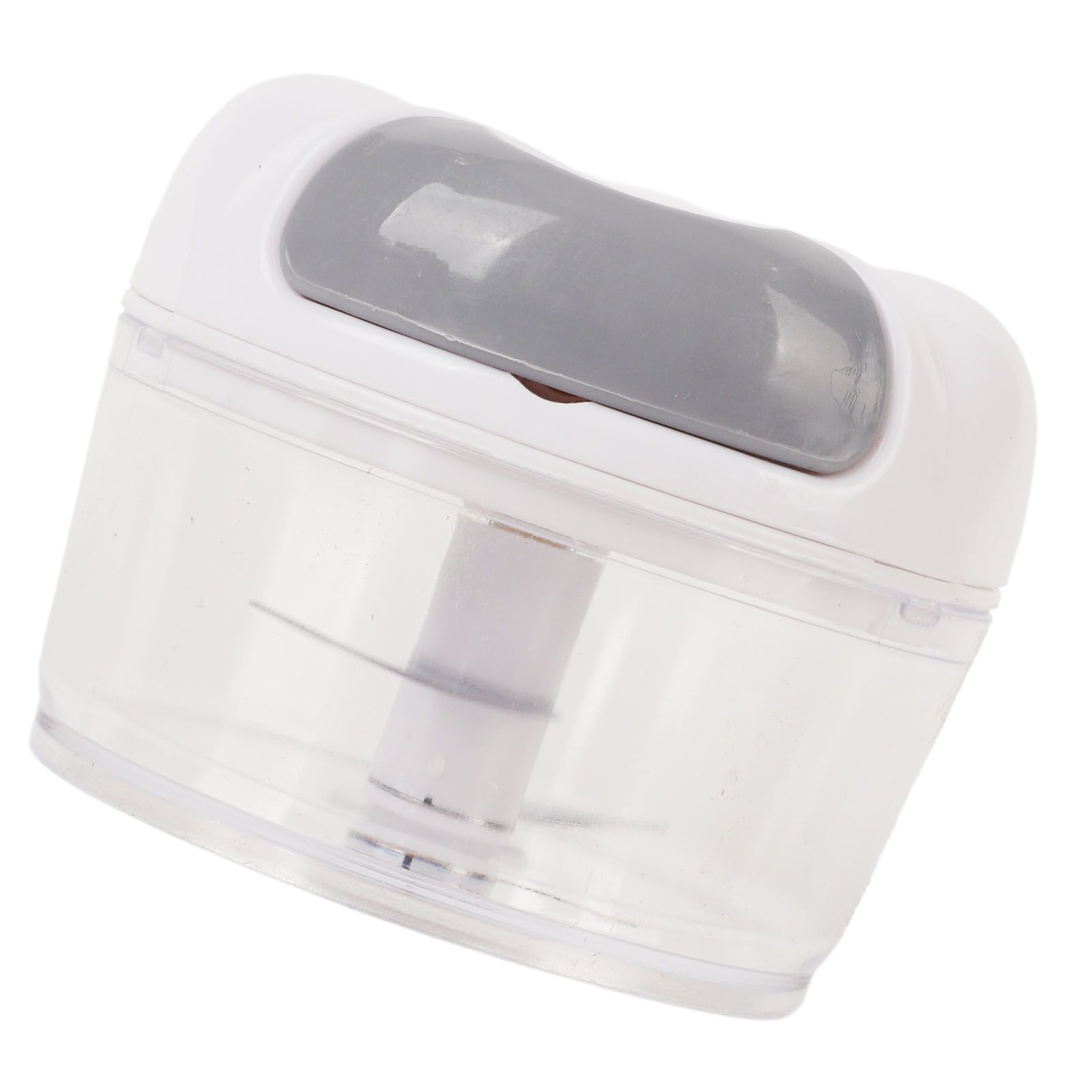 Garlic Chopper Manual Mini Safe Multipurpose Transparent Garlic Mincer with Drawstring for Kitchen White - Image 5