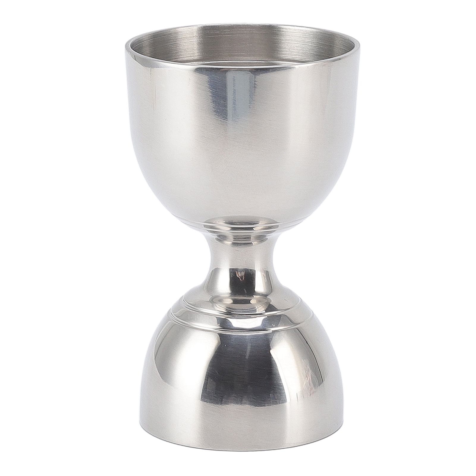 Cocktail Jigger 30/60ml Stainless Steel Durable High Accuracy Wide Opening Shot Measure Jigger for Cocktail Liquor 30/60ml Classic Silver - Image 1
