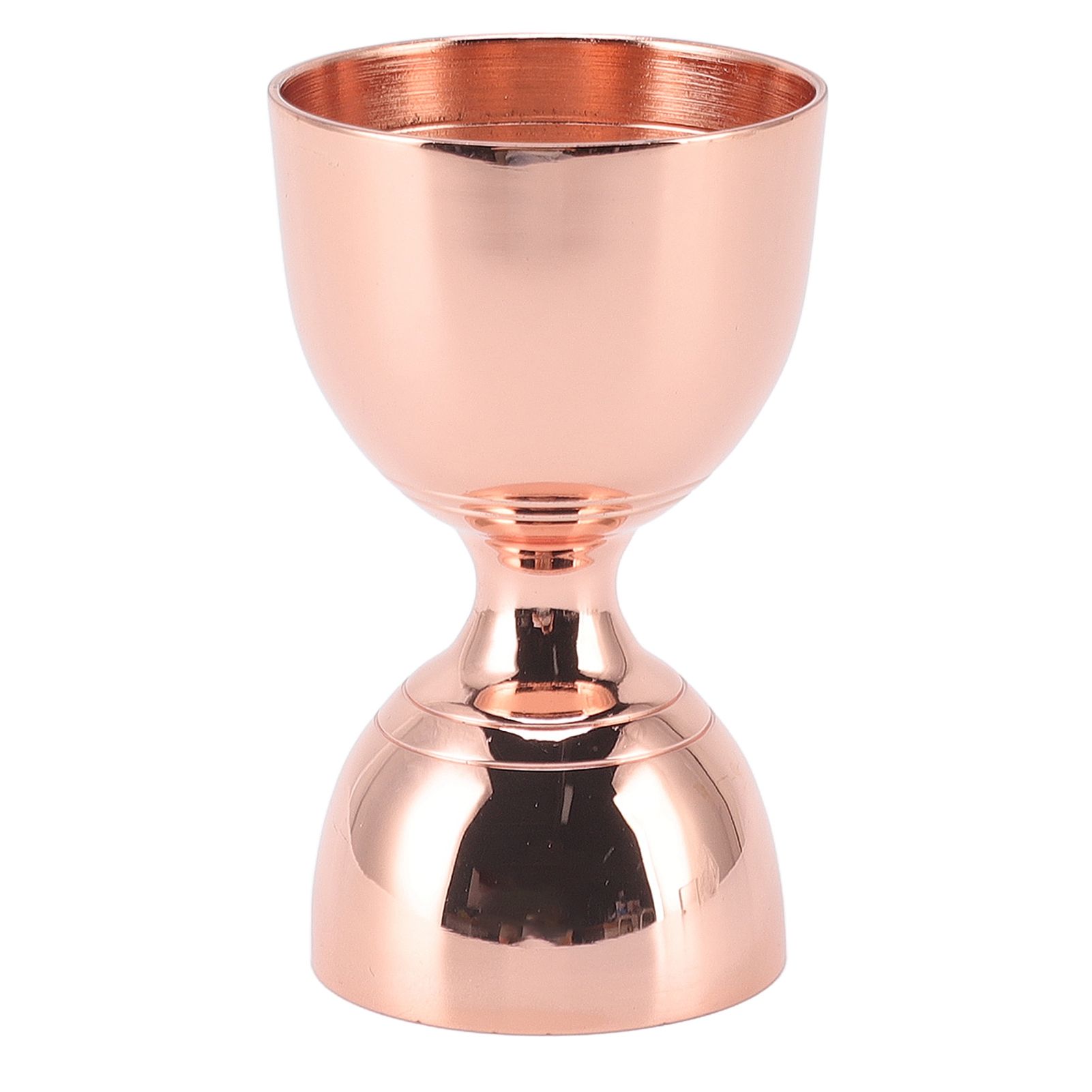 Cocktail Jigger 30/60ml Stainless Steel Durable High Accuracy Wide Opening Shot Measure Jigger for Cocktail Liquor 30/60ml Rose Gold - Image 1