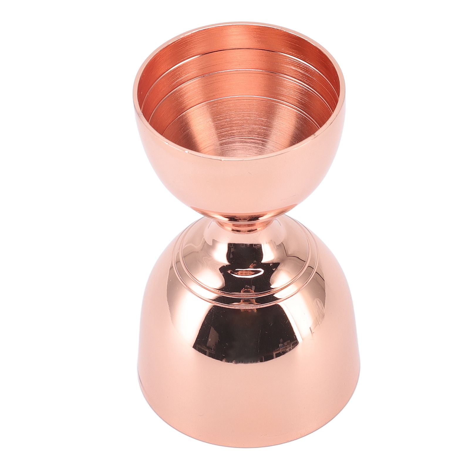 Cocktail Jigger 30/60ml Stainless Steel Durable High Accuracy Wide Opening Shot Measure Jigger for Cocktail Liquor 30/60ml Rose Gold - Image 3