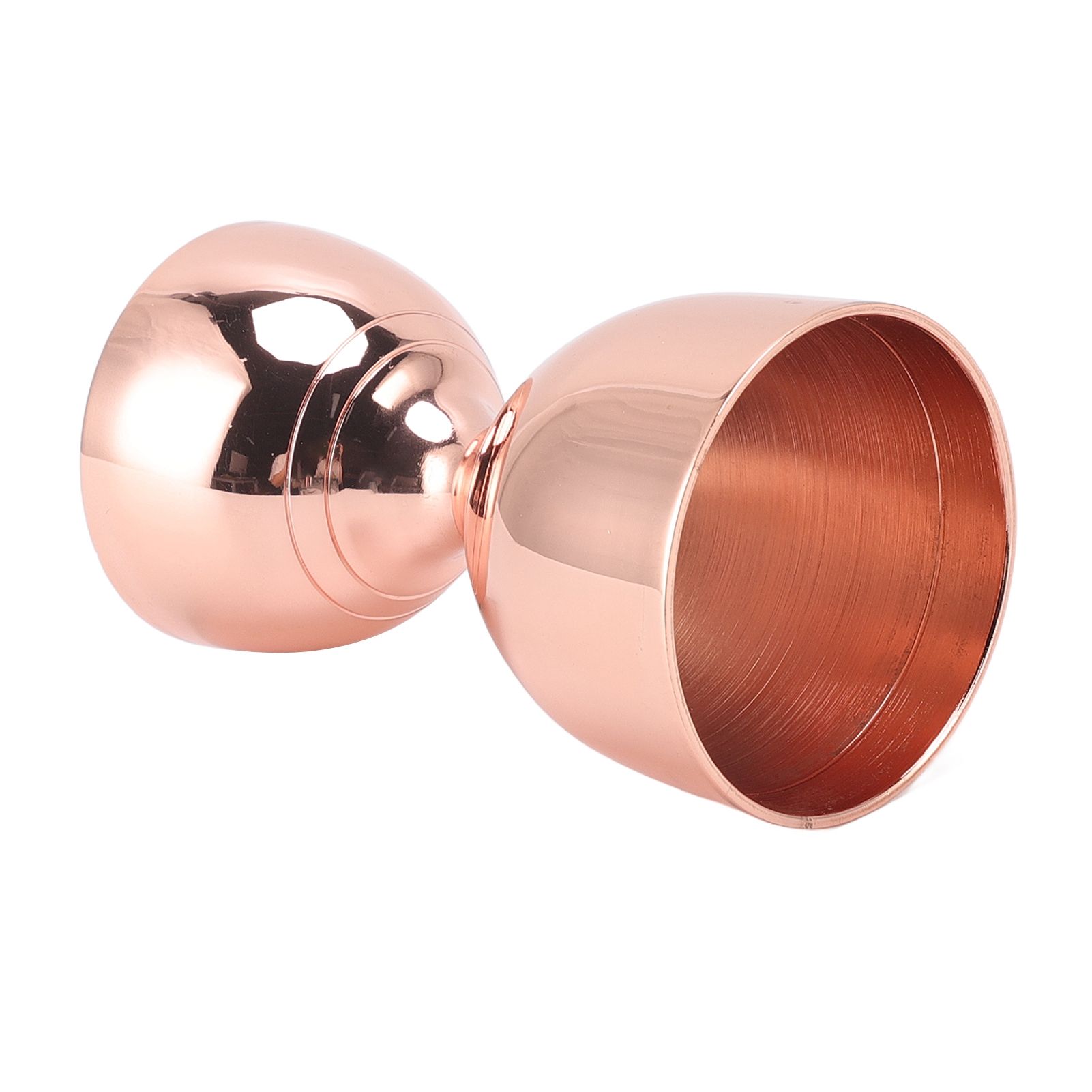 Cocktail Jigger 30/60ml Stainless Steel Durable High Accuracy Wide Opening Shot Measure Jigger for Cocktail Liquor 30/60ml Rose Gold - Image 6