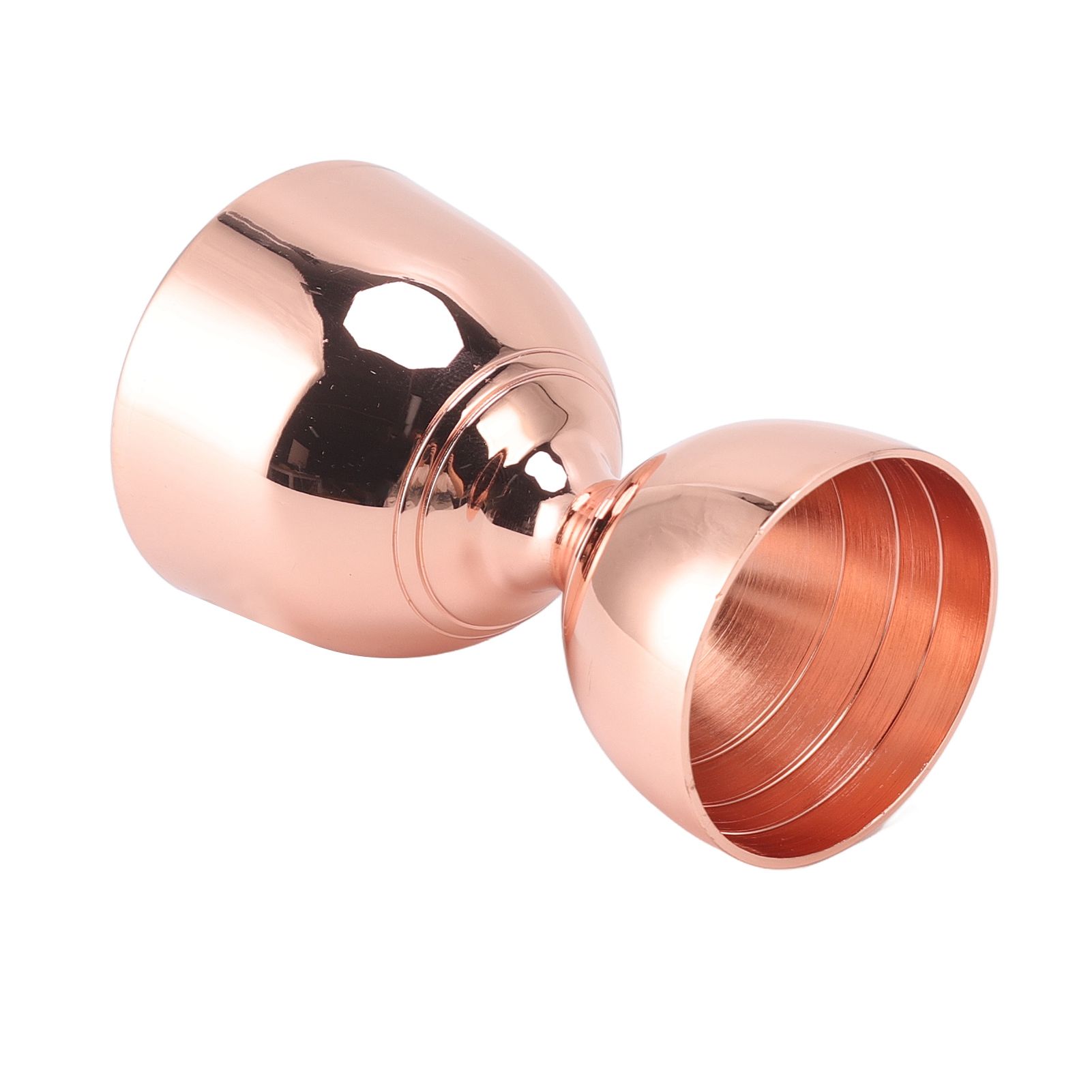 Cocktail Jigger 30/60ml Stainless Steel Durable High Accuracy Wide Opening Shot Measure Jigger for Cocktail Liquor 30/60ml Rose Gold - Image 7