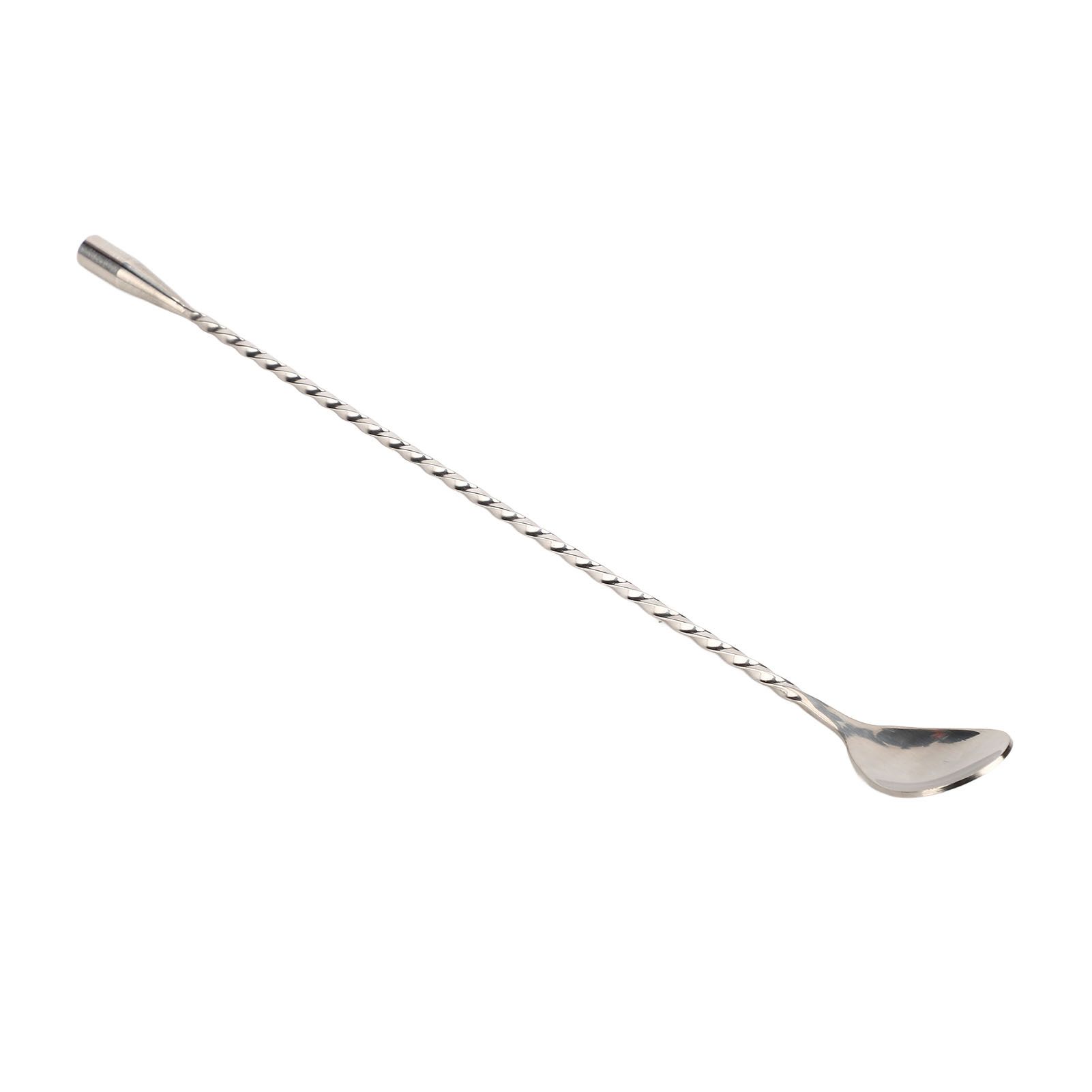 Cocktail Drink Swizzle Stick Fine Thread Stainless Steel Drink Stirrers with Long Handle for Home Bar Restaurant - Image 6