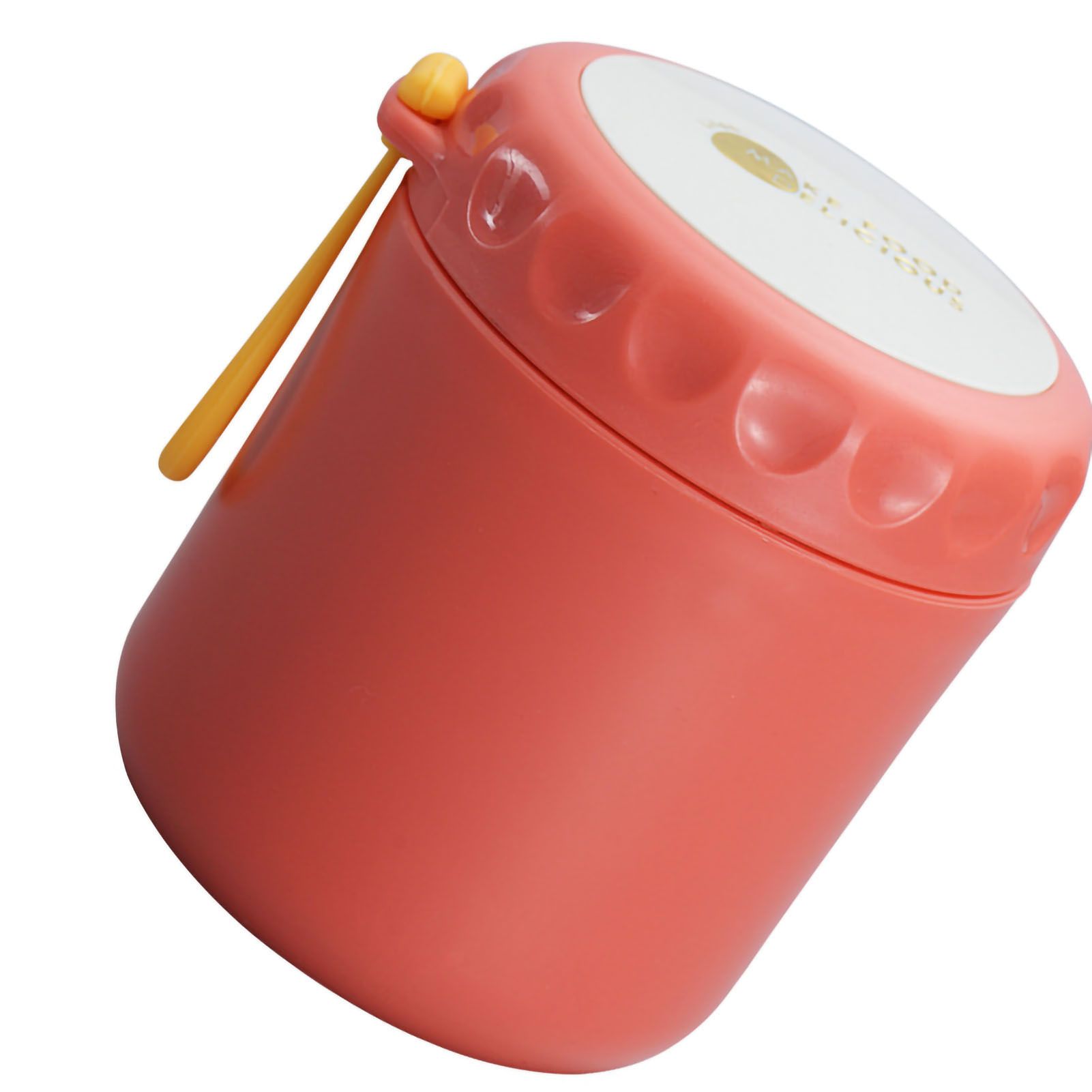 Thermal Insulated Food Jar Good Sealing Leakproof Food Grade Material Stainless Steel Soup Cup for Home Office School Stainless Steel Red - Image 3