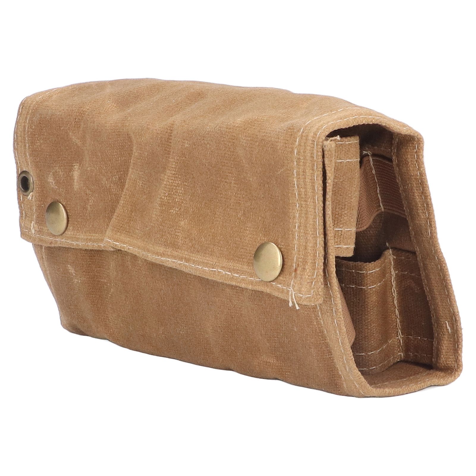 Spice Bottle Bag Foldable Portable Canvas Outdoor Seasoning Jar Holder for Camping Barbecue Picnic Khaki - Image 8