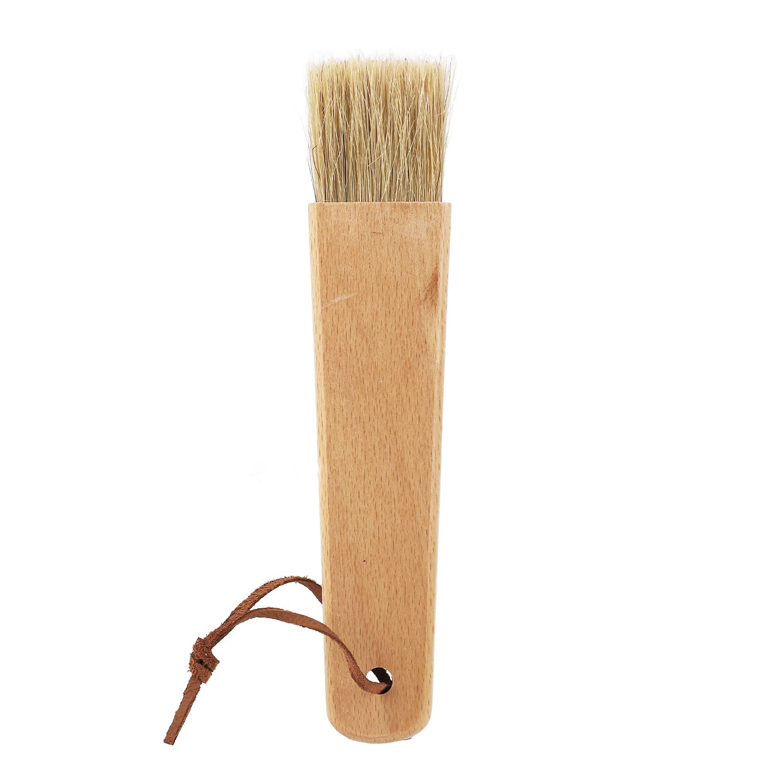 Coffee Grinder Cleaning Brush Soft Bristles Ergonomic Quick Cleaning Coffee Brush with Wooden Handle for Home Cafe Beech, Bristle - Image 1