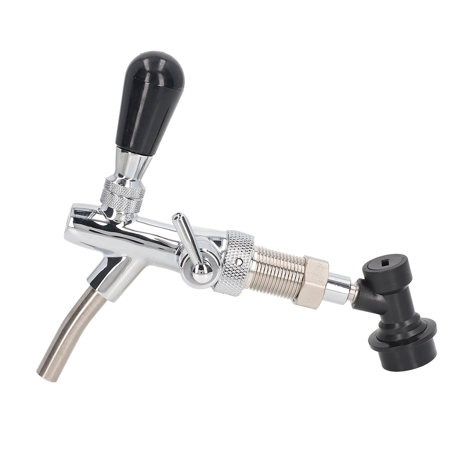 G5/8 Beer Tap 304 Stainless Steel Adjustable Beer Faucet Liquid Dispenser for Bar Restaurant Hotel Home - Image 3