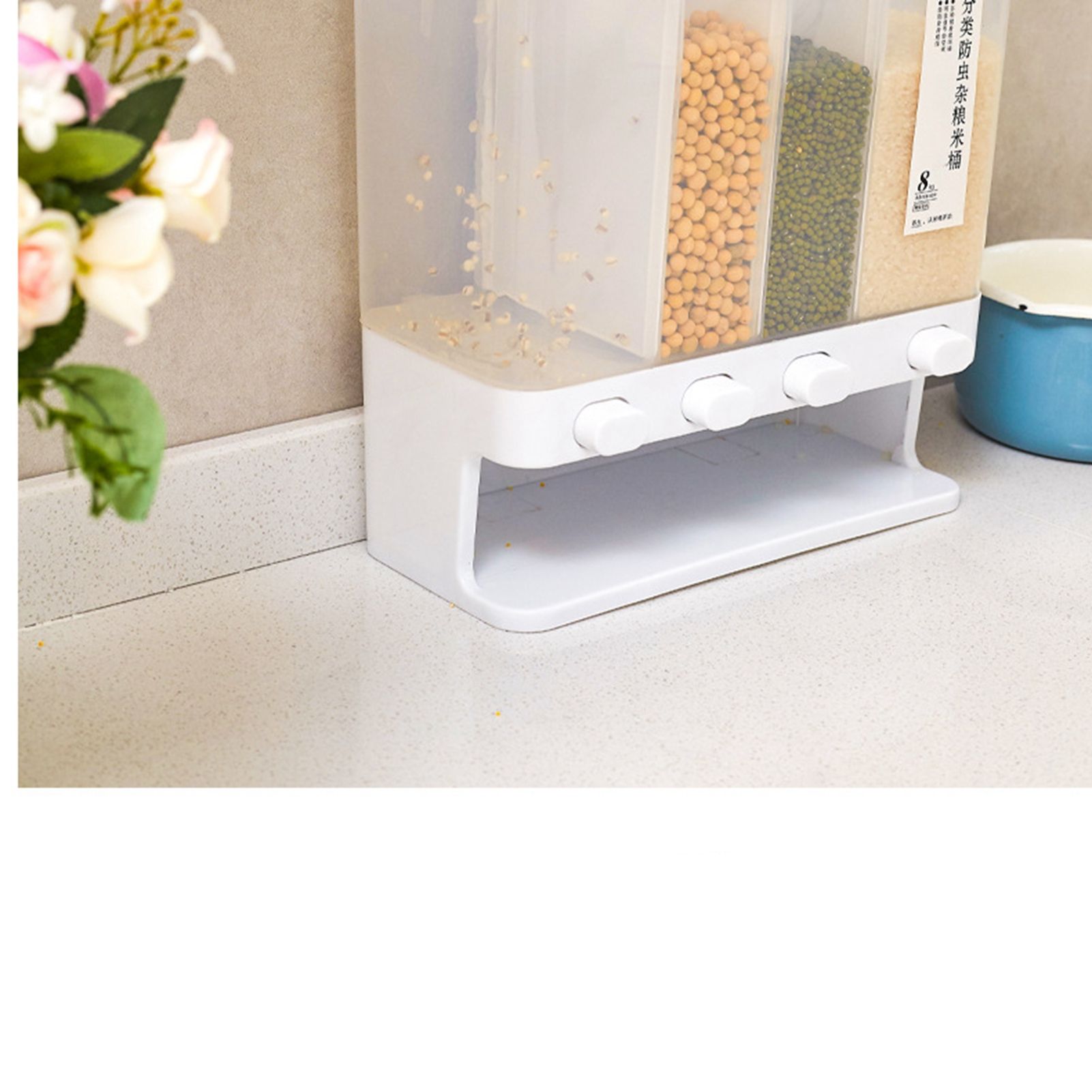 Storage Box Transparent Classification Press Button Removable Cover Storage Tanks for Kitchen - Image 7