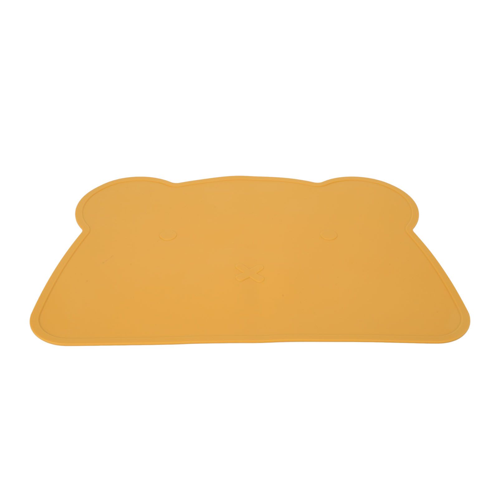 Silicone Placemat Thicken Heat Insulation Anti Slip Soft Elastic Silicone Bear Placemat for Home Hotel Restaurant Yellow - Image 6