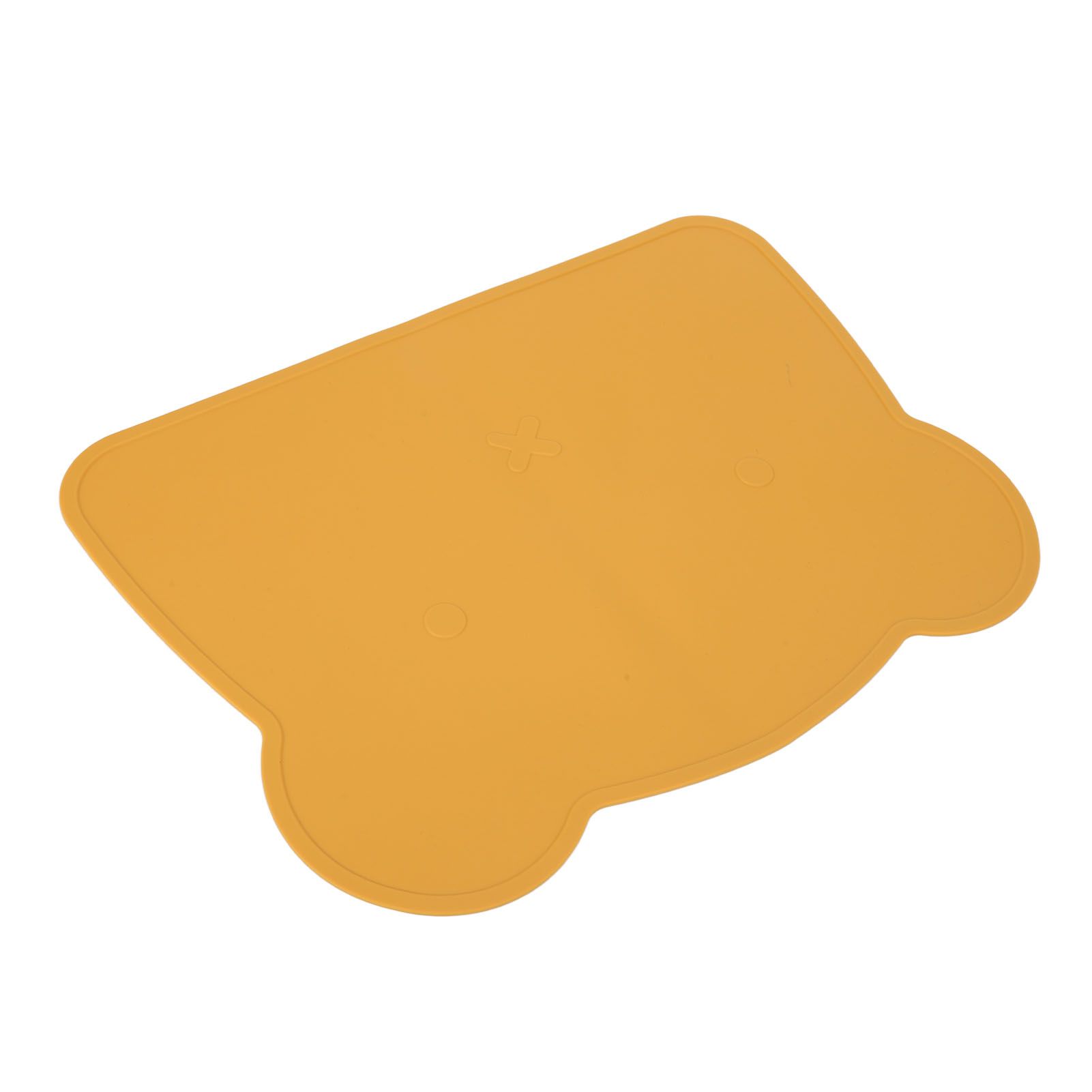 Silicone Placemat Thicken Heat Insulation Anti Slip Soft Elastic Silicone Bear Placemat for Home Hotel Restaurant Yellow - Image 8