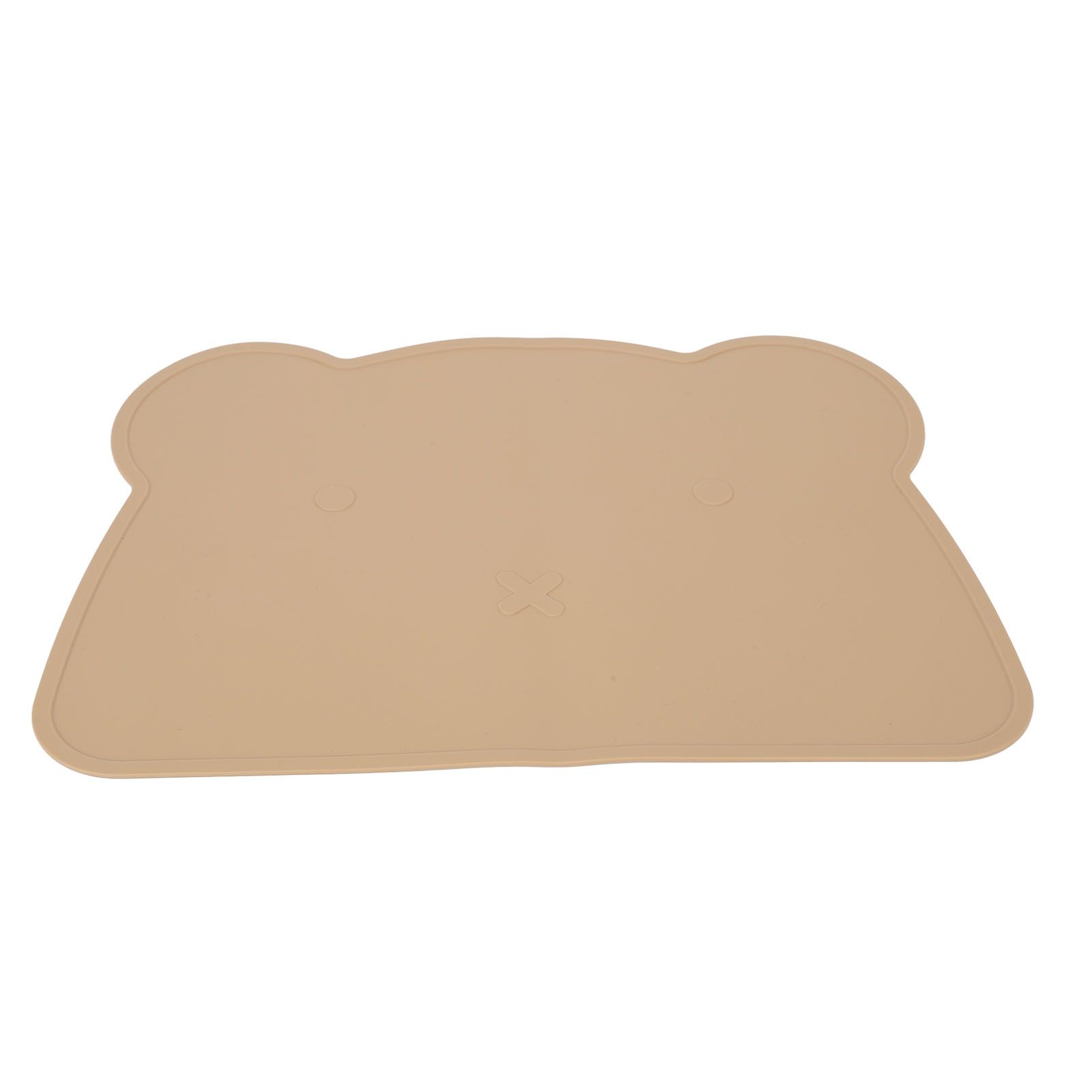 Silicone Placemat Thicken Heat Insulation Anti Slip Soft Elastic Silicone Bear Placemat for Home Hotel Restaurant Brown - Image 7