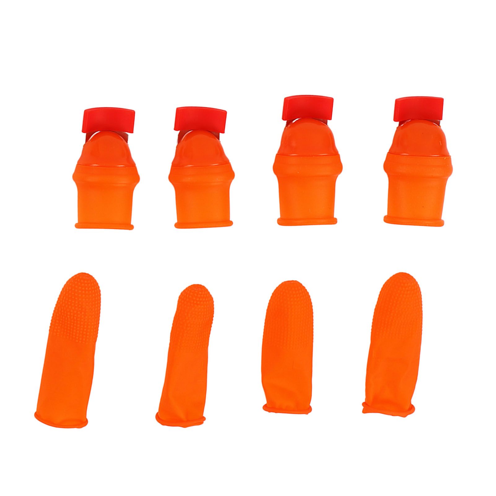 Silicone Thumb Knife Stainless Steel Thumb Knife Picker for Peel Pick Vegetables Pepper Beans Flat Knife - Image 6