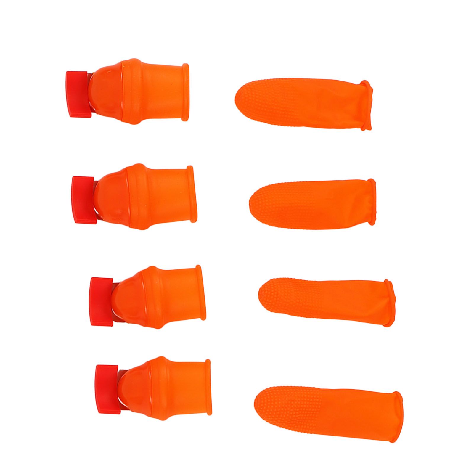 Silicone Thumb Knife Stainless Steel Thumb Knife Picker for Peel Pick Vegetables Pepper Beans Flat Knife - Image 7