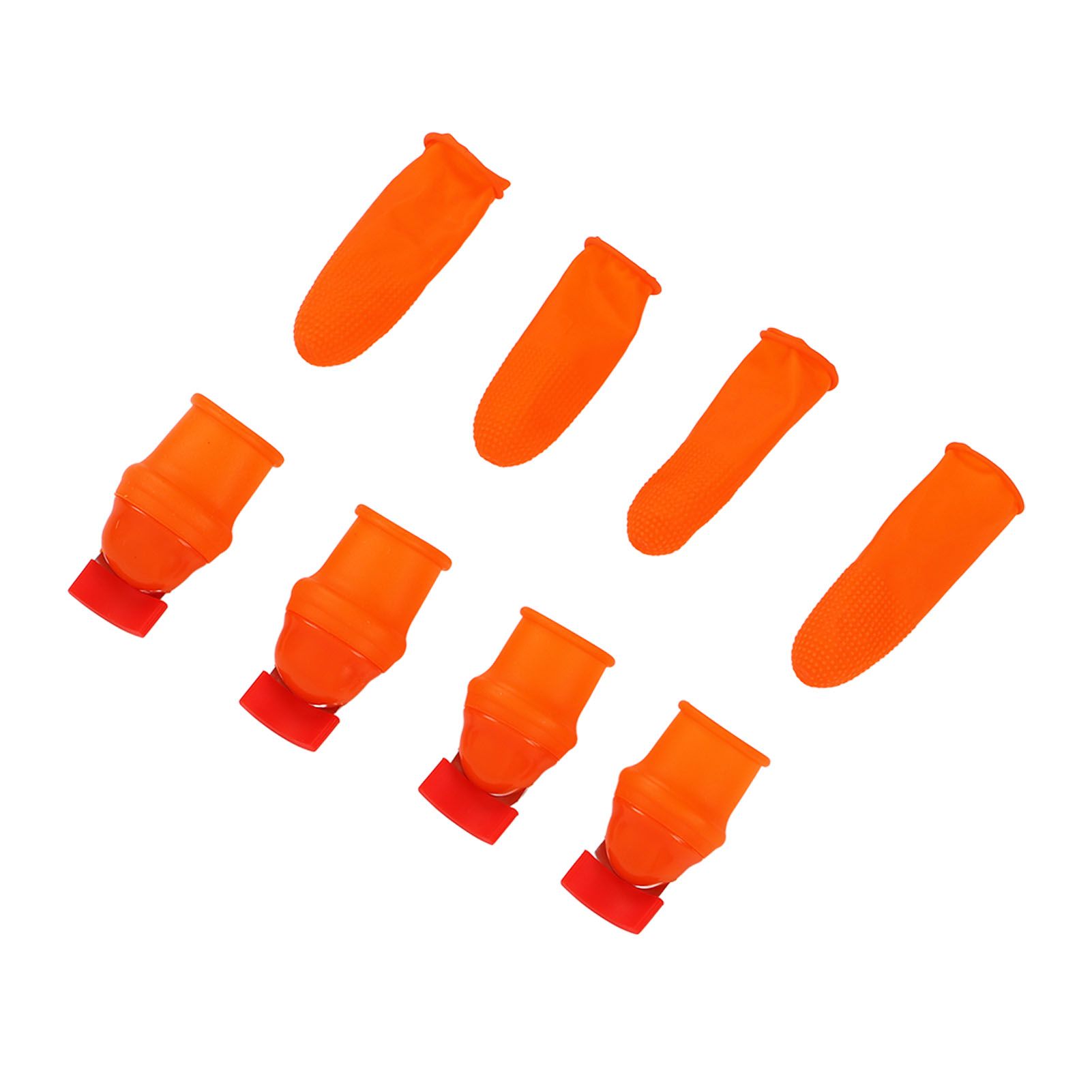 Silicone Thumb Knife Stainless Steel Thumb Knife Picker for Peel Pick Vegetables Pepper Beans Flat Knife - Image 8