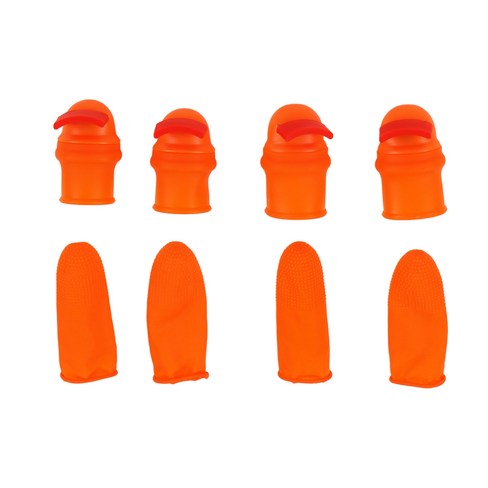 Silicone Thumb Knife Stainless Steel Thumb Knife Picker for Peel Pick Vegetables Pepper Beans Bent Knife - Image 5