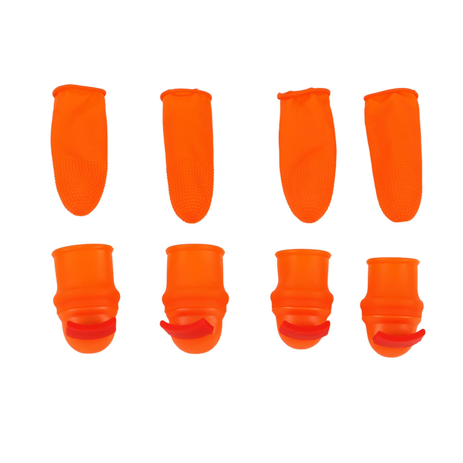 Silicone Thumb Knife Stainless Steel Thumb Knife Picker for Peel Pick Vegetables Pepper Beans Bent Knife - Image 6