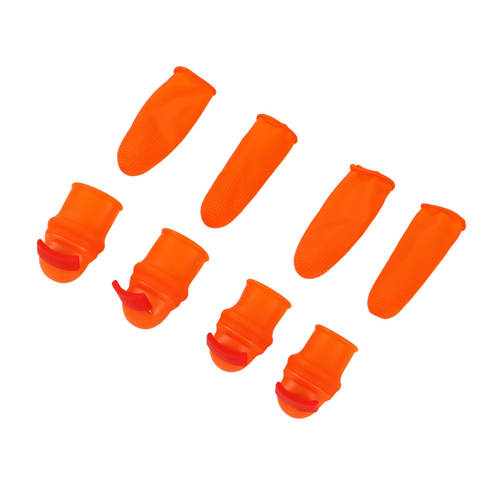 Silicone Thumb Knife Stainless Steel Thumb Knife Picker for Peel Pick Vegetables Pepper Beans Bent Knife - Image 7