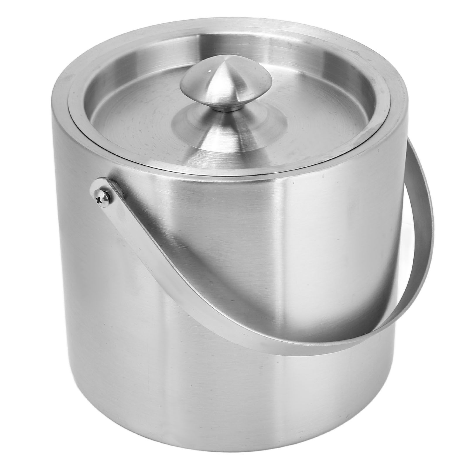 Ice Bucket Stainless Steel 3L Double Wall Insulated Ice Bucket with Lid for Beer Champagne - Image 5