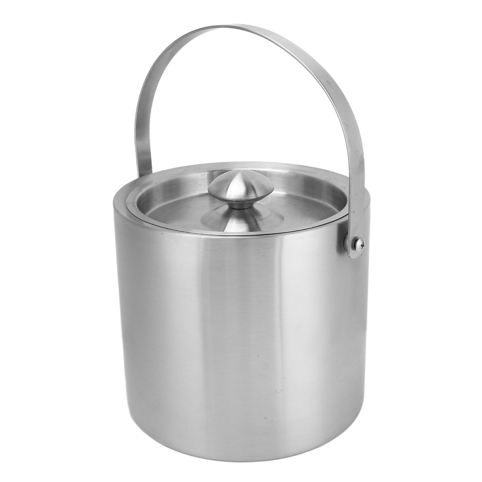Ice Bucket Stainless Steel 3L Double Wall Insulated Ice Bucket with Lid for Beer Champagne - Image 8