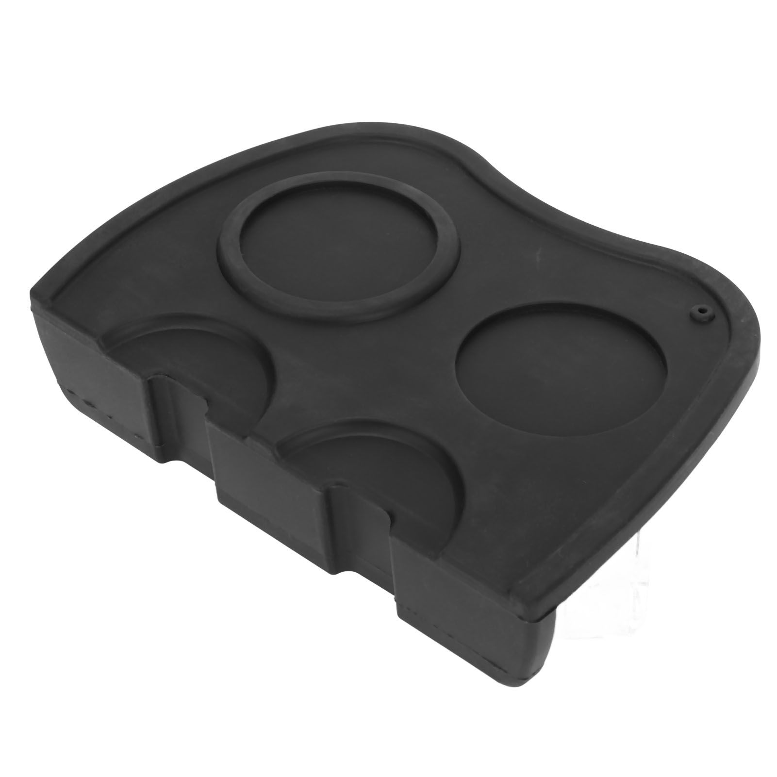 Tampering Corner Mat Silicone Tamping Pad Coffee Tamper Mat Double Heads for Kitchen Pub Coffee Accessories Black - Image 3