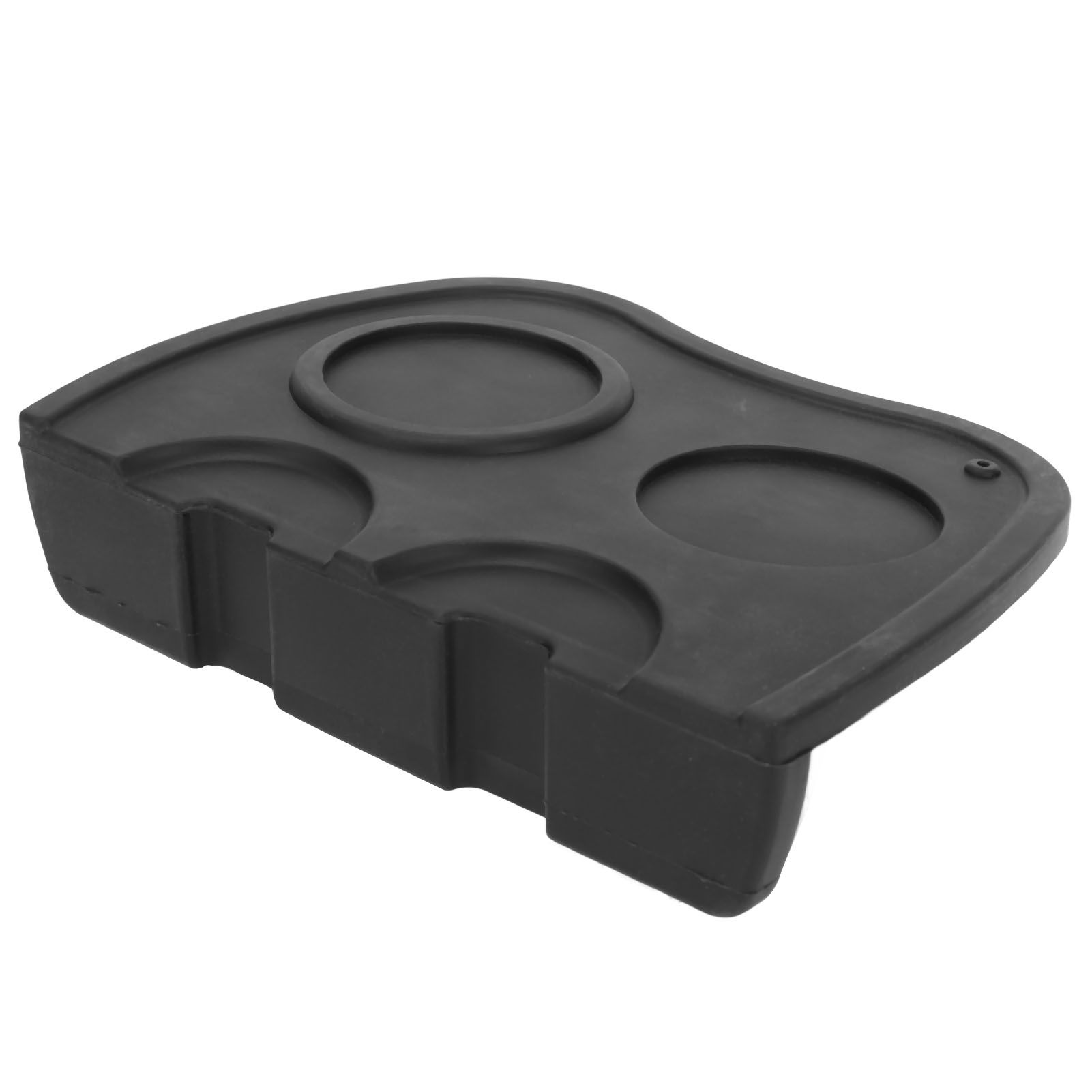 Tampering Corner Mat Silicone Tamping Pad Coffee Tamper Mat Double Heads for Kitchen Pub Coffee Accessories Black - Image 7