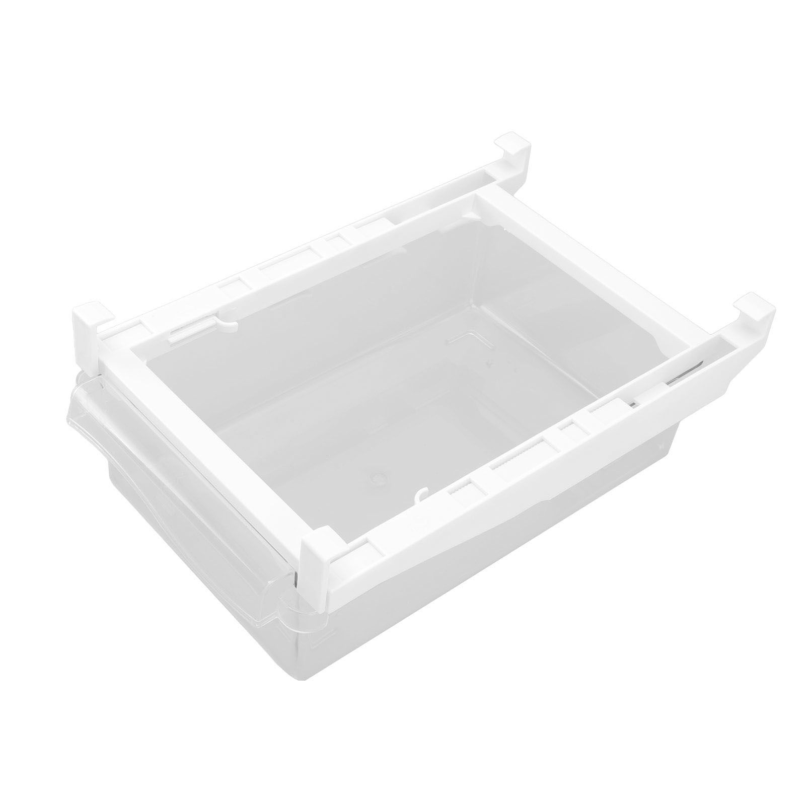 Refrigerator Organizer Bins Extended Handle Spring Lever BPA Free 1 Grid Hanging Fridge Drawer Organizer for Food Fruit Vegetable Box - Image 7
