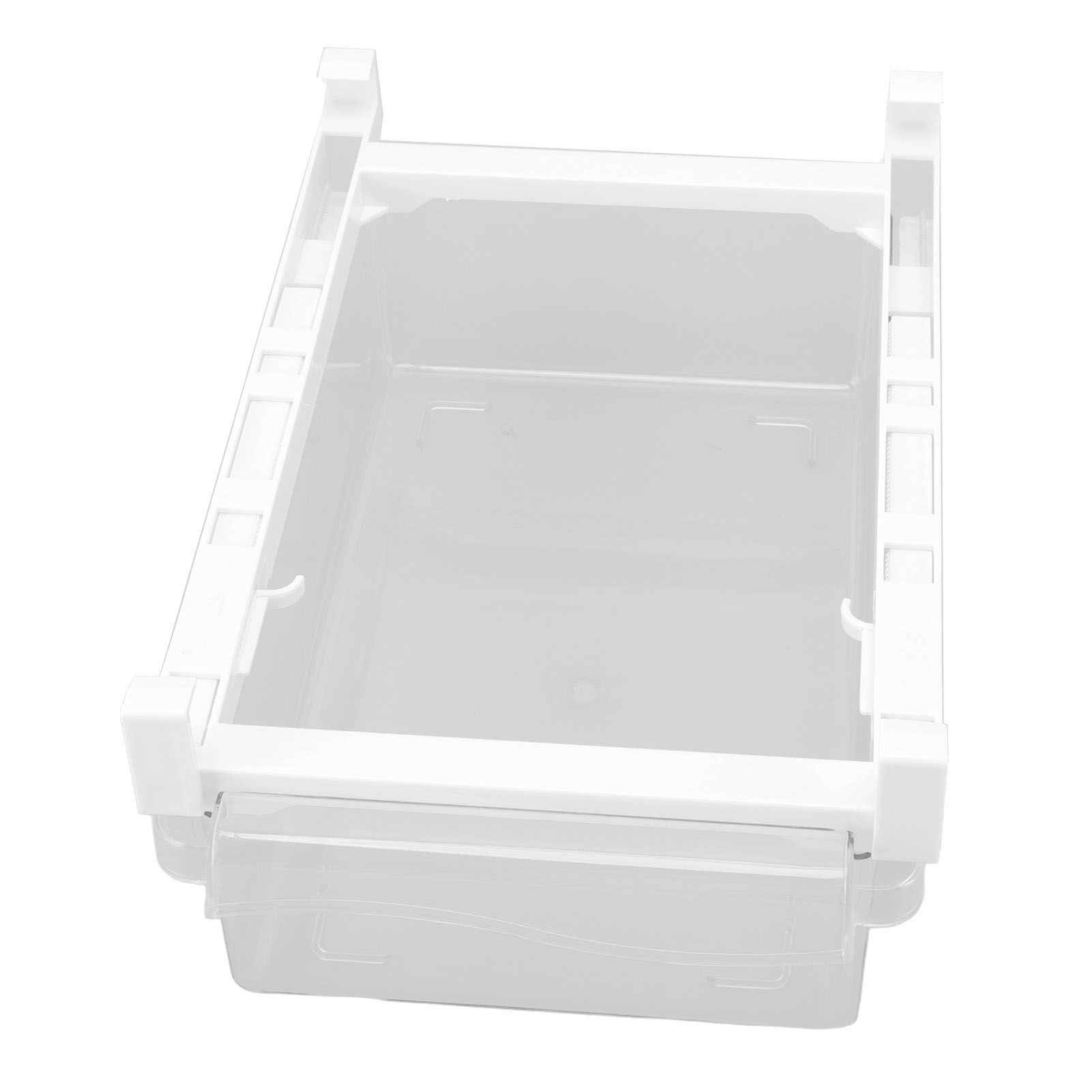 Refrigerator Organizer Bins Extended Handle Spring Lever BPA Free 1 Grid Hanging Fridge Drawer Organizer for Food Fruit Vegetable Box - Image 8
