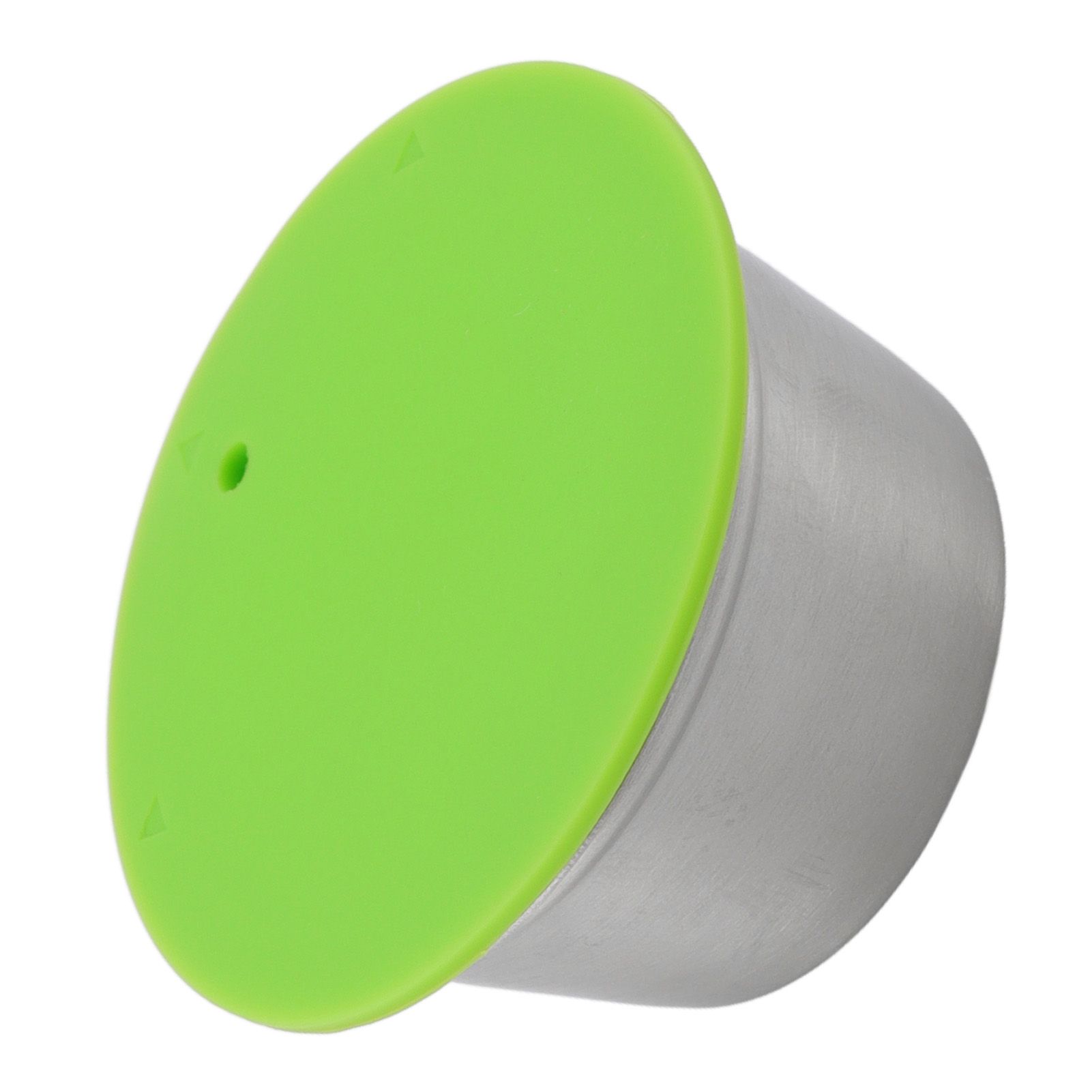 Refillable Coffee Capsule Stainless Steel High Temperature Resistant Reusable Coffe Pod for Home Green - Image 3