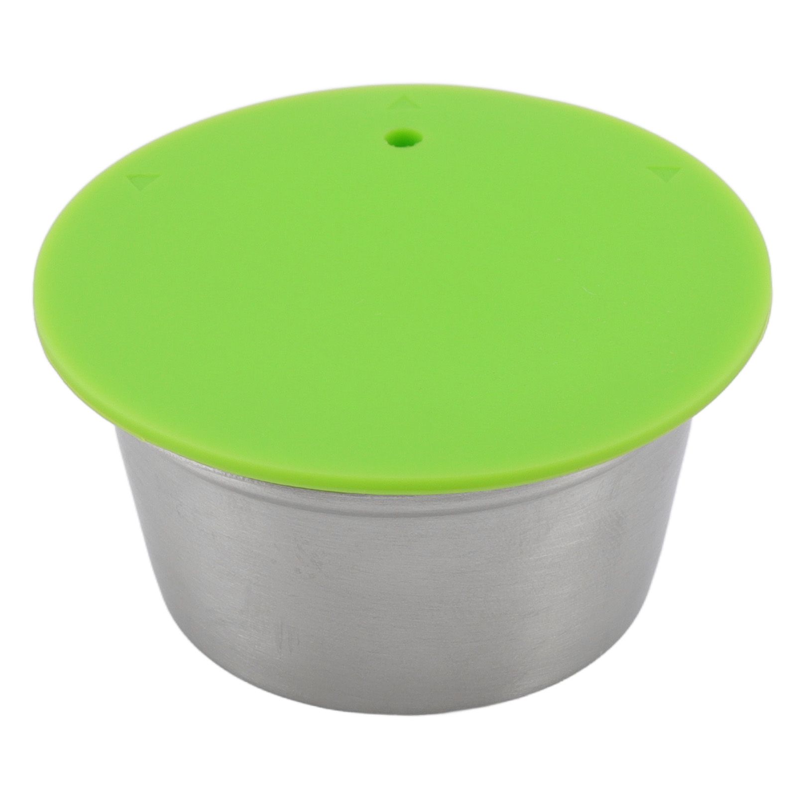 Refillable Coffee Capsule Stainless Steel High Temperature Resistant Reusable Coffe Pod for Home Green - Image 4
