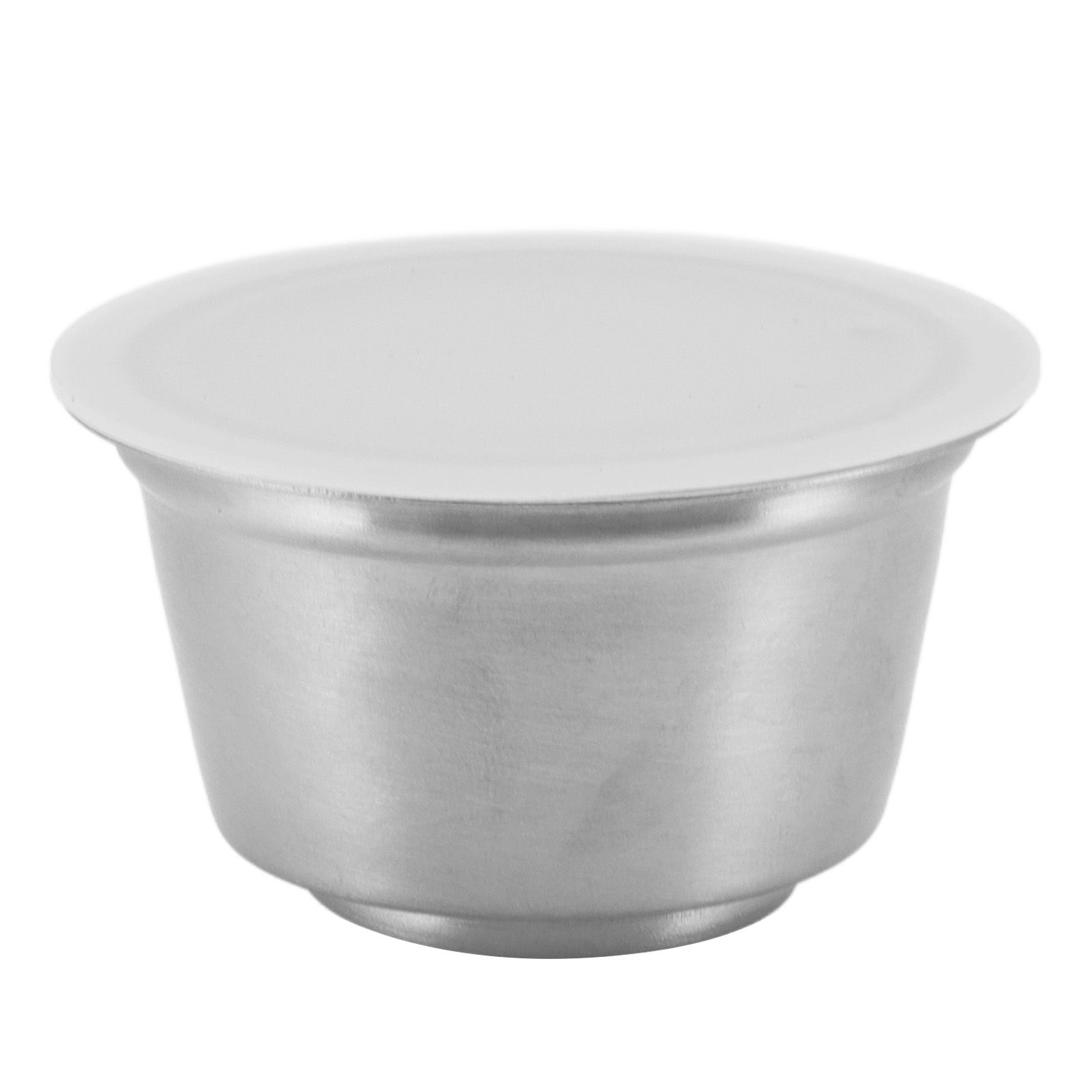 Refillable Coffee Capsule Stainless Steel High Temperature Resistant Reusable Coffe Pod for Home White - Image 2