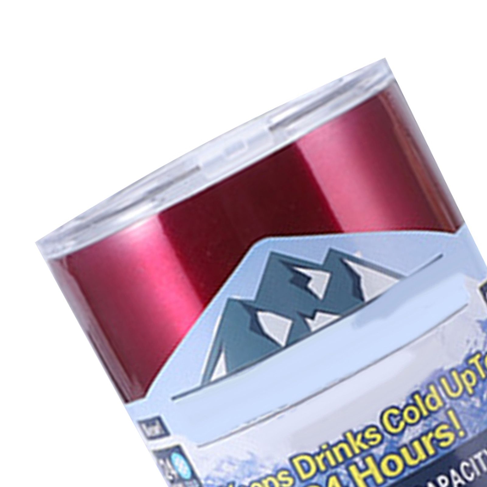 Insulated Tumbler 30oz Drink Cup Stainless Steel with Lid for Sports Camping Picnic Red - Image 2