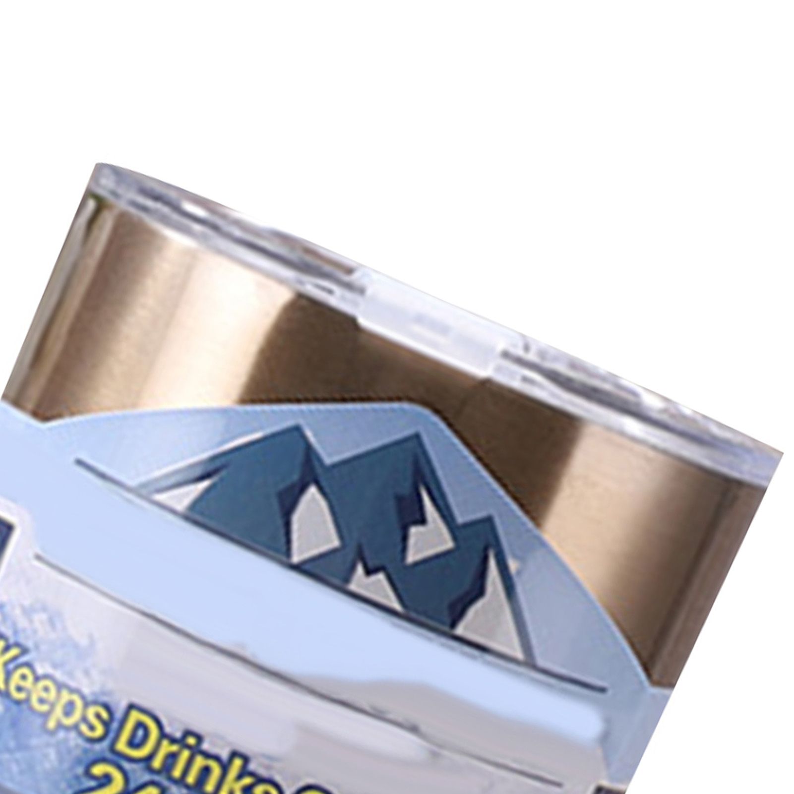Insulated Tumbler 30oz Drink Cup Stainless Steel with Lid for Sports Camping Picnic Gold - Image 2