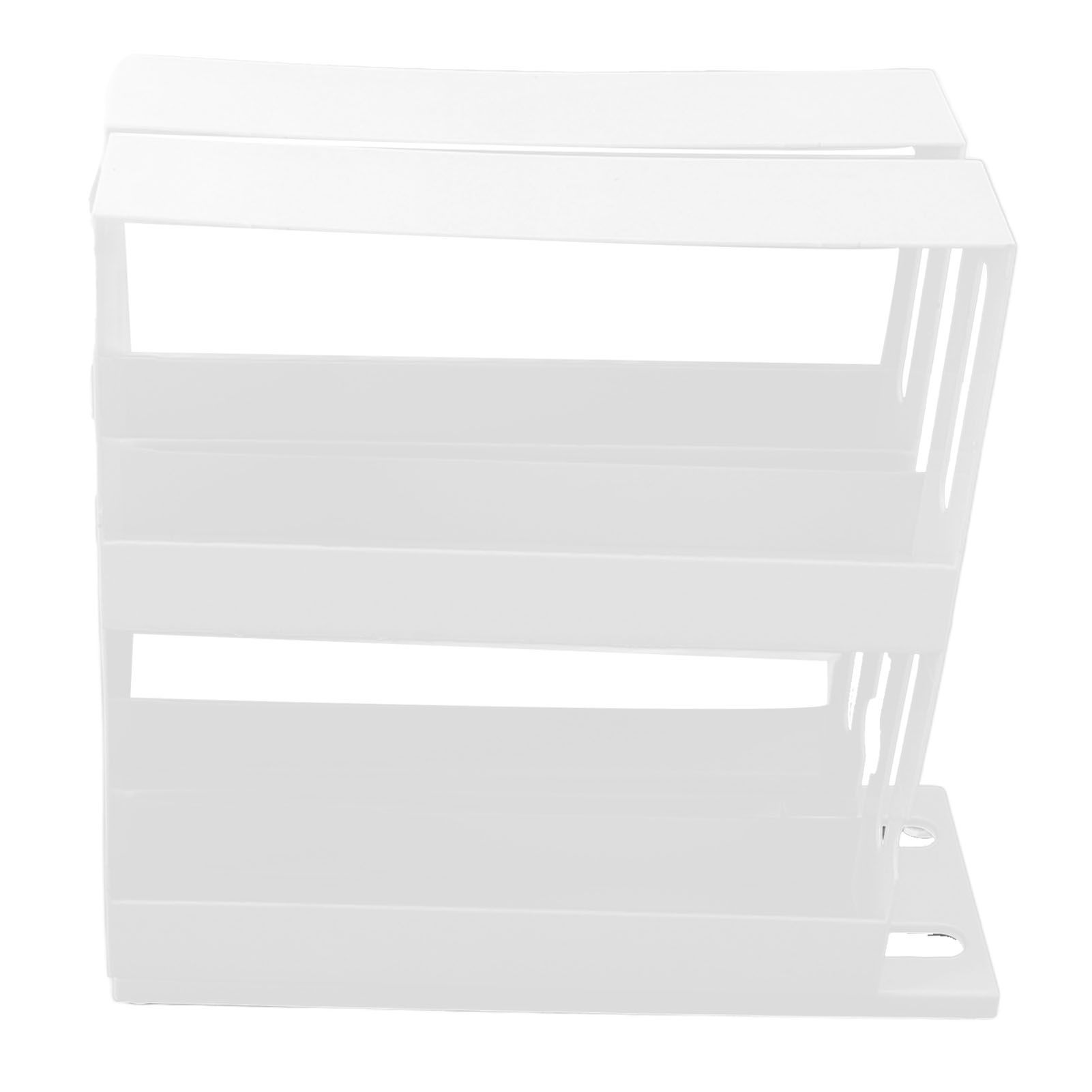 Sliding Spice Rack Slidable Design 2 Tiers Large Capacity Nonslip Bottom Widely Used Rotating Spice Rack - Image 6