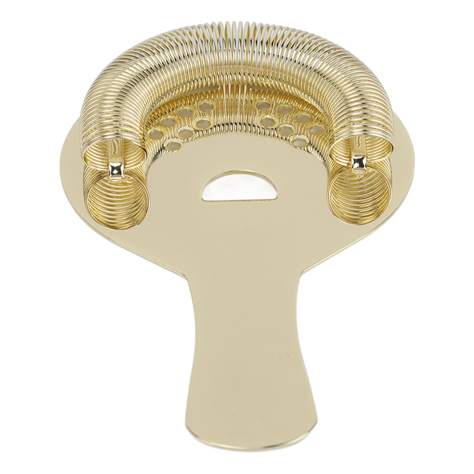 Cocktail Strainer Fine Filter Rust Proof Stainless Steel Portable Professional Bar Strainer for Home Party Bars Gold - Image 2