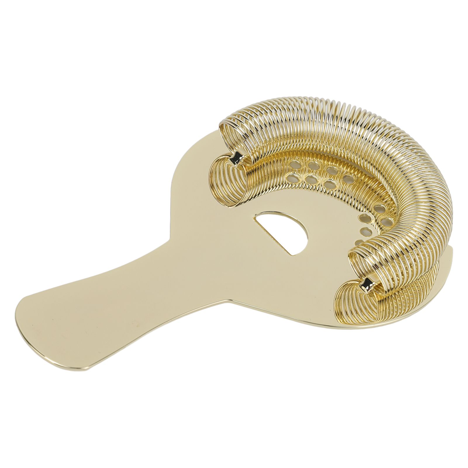 Cocktail Strainer Fine Filter Rust Proof Stainless Steel Portable Professional Bar Strainer for Home Party Bars Gold - Image 4