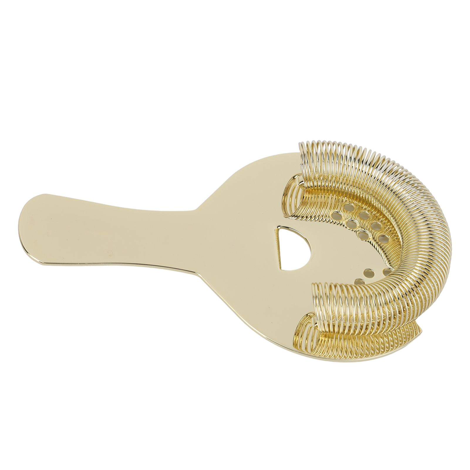 Cocktail Strainer Fine Filter Rust Proof Stainless Steel Portable Professional Bar Strainer for Home Party Bars Gold - Image 6