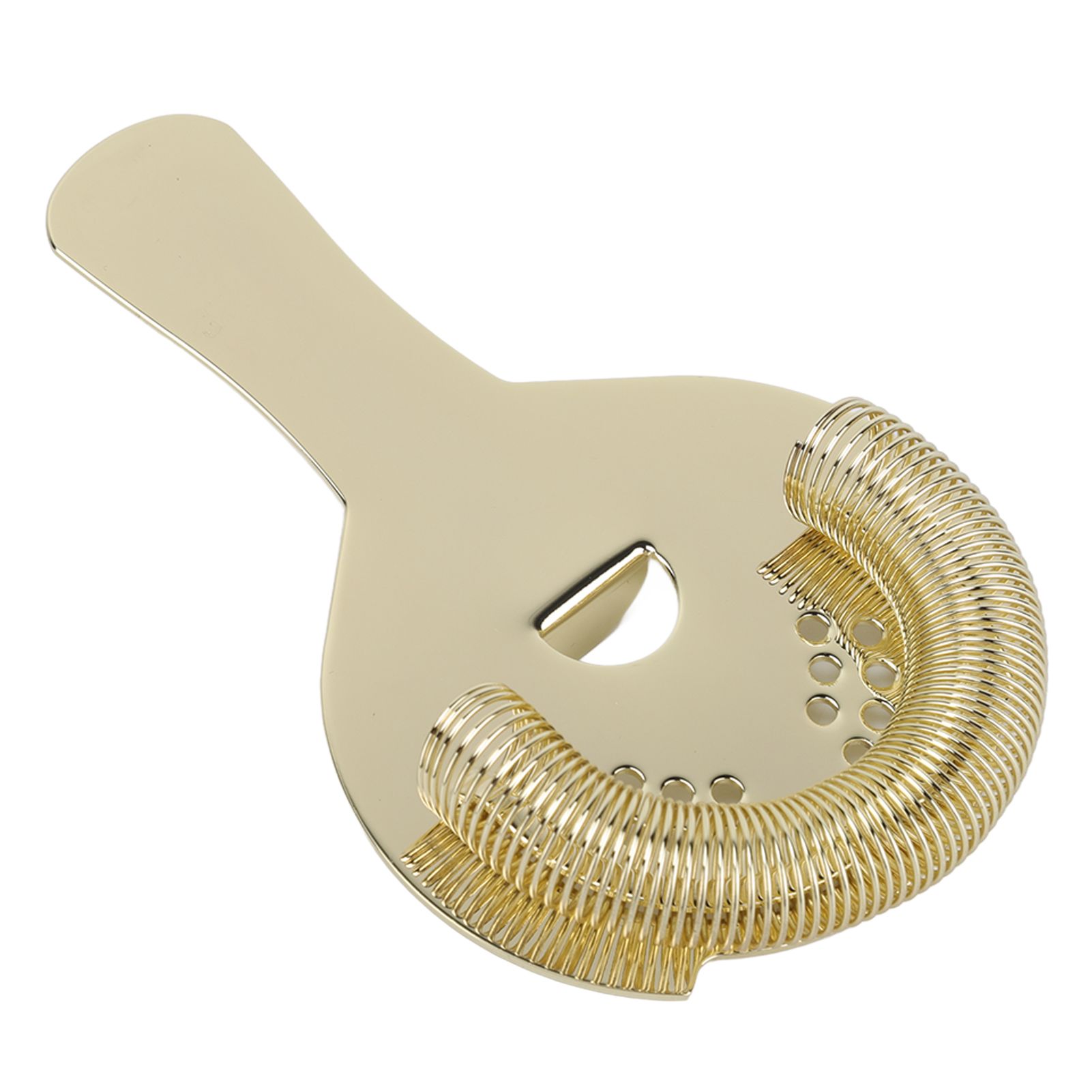 Cocktail Strainer Fine Filter Rust Proof Stainless Steel Portable Professional Bar Strainer for Home Party Bars Gold - Image 7