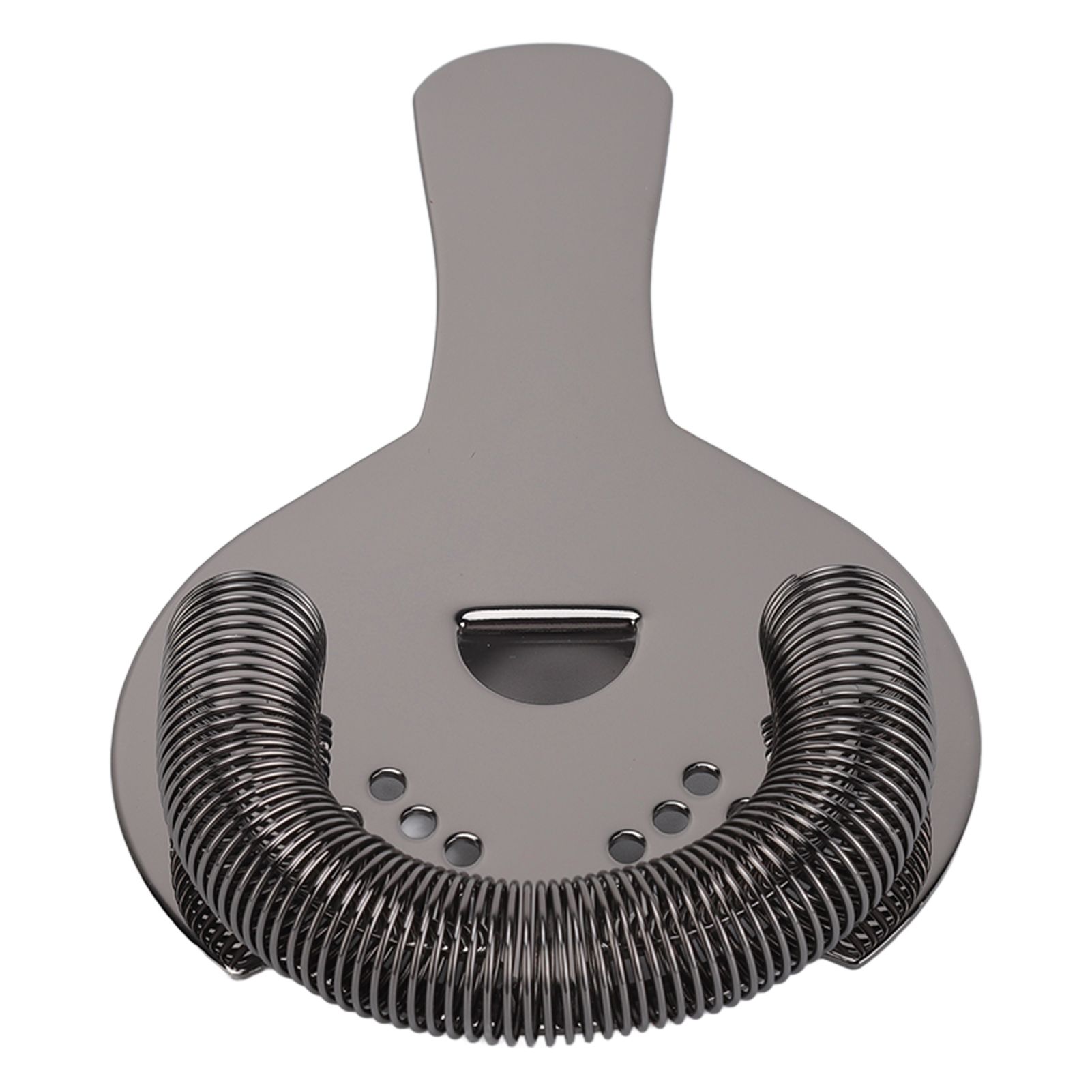 Cocktail Strainer Fine Filter Rust Proof Stainless Steel Portable Professional Bar Strainer for Home Party Bars Black - Image 1