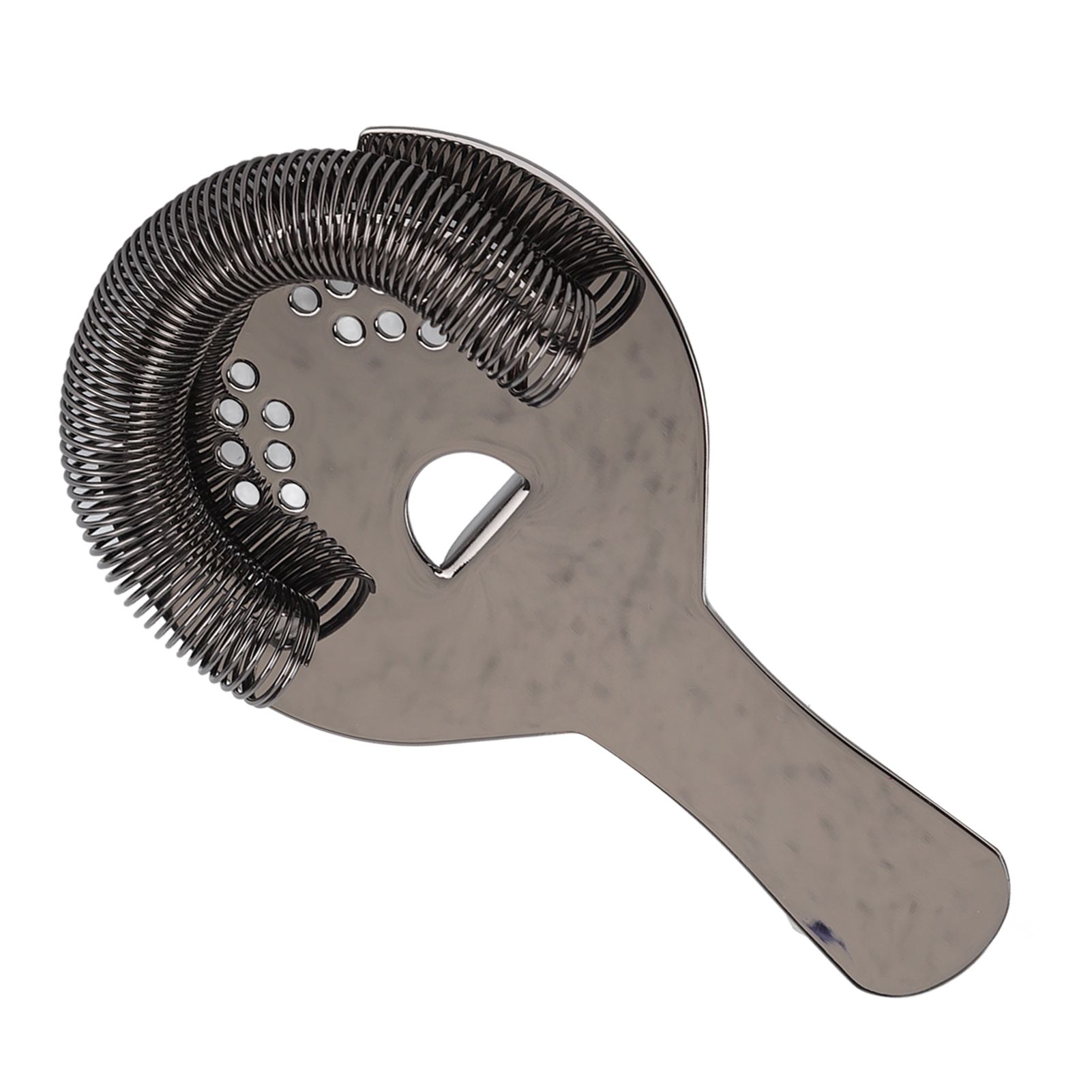 Cocktail Strainer Fine Filter Rust Proof Stainless Steel Portable Professional Bar Strainer for Home Party Bars Black - Image 4