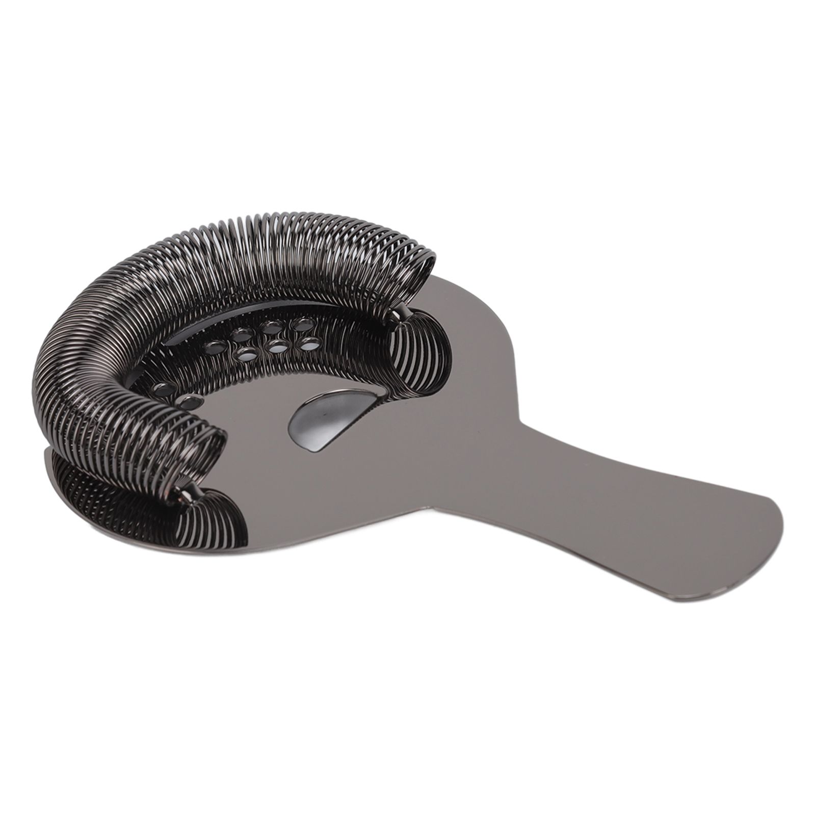 Cocktail Strainer Fine Filter Rust Proof Stainless Steel Portable Professional Bar Strainer for Home Party Bars Black - Image 7