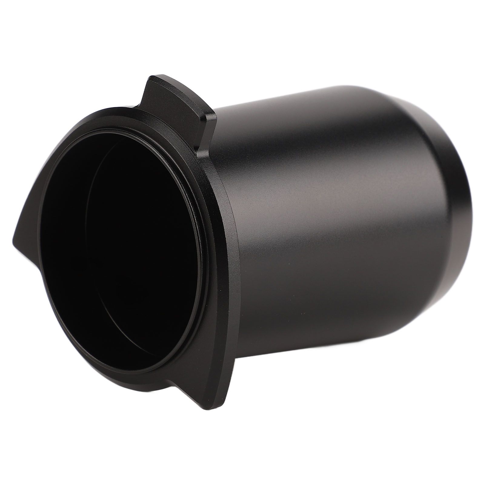Coffee Powder Cup 54mm Aluminum Alloy Powder Feeder Cup Compact Lightweight Anti Flying Coffee Dosing Mug for Breville 8 Black - Image 2