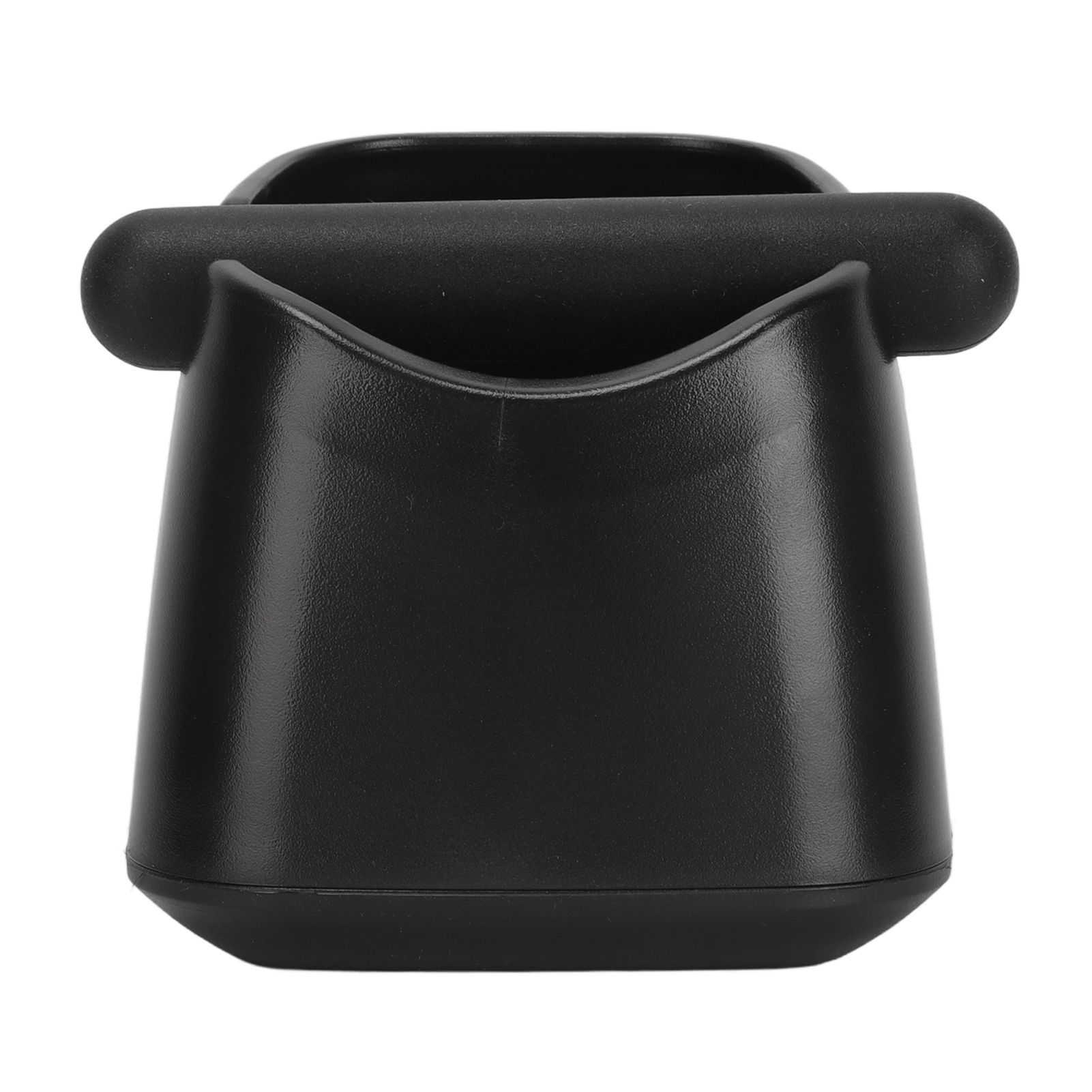 Coffee Knock Box Drop Resistant Prevent Slip Small Knock Container with Removable Knock Bar for Coffee Ground Black - Image 1