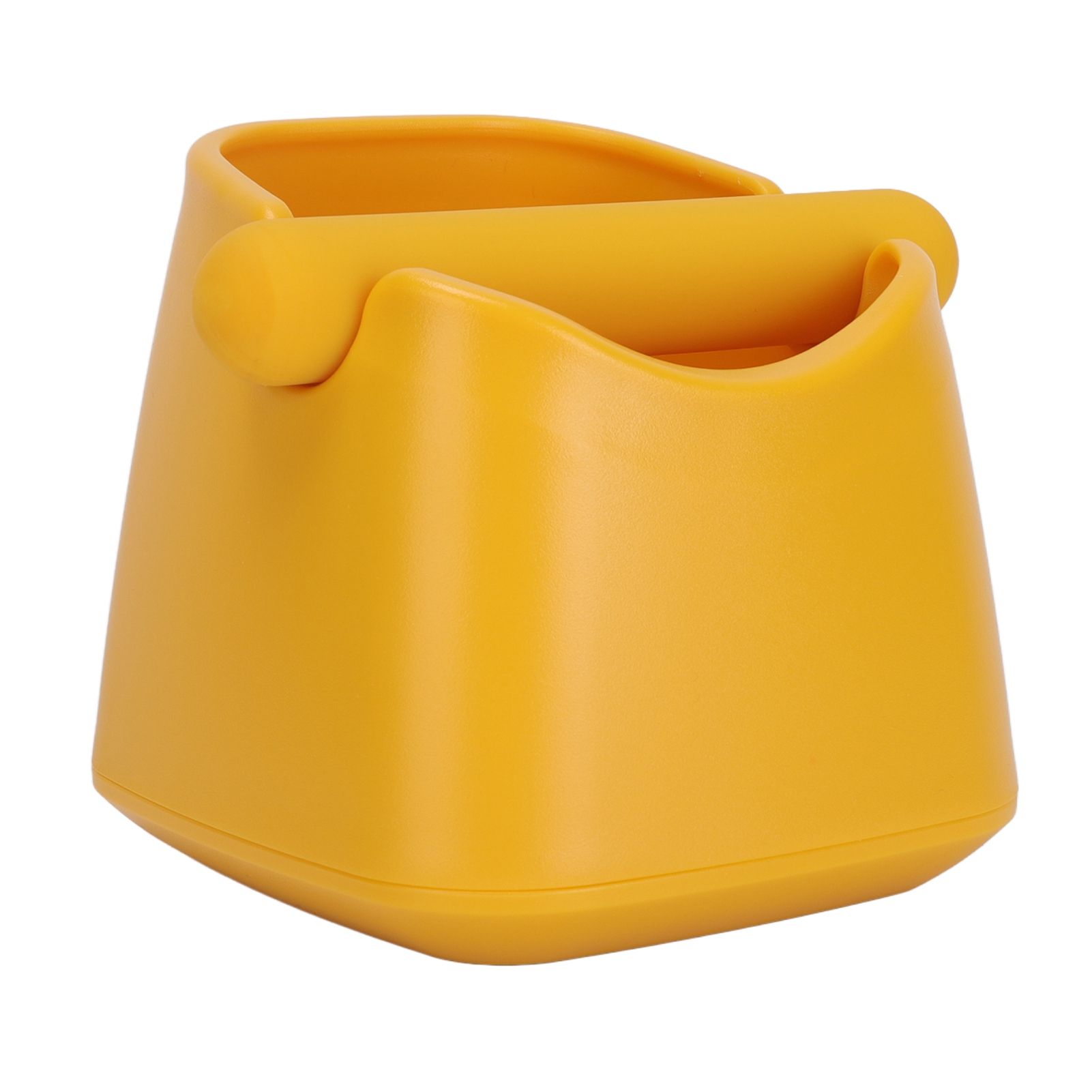Coffee Knock Box Drop Resistant Prevent Slip Small Knock Container with Removable Knock Bar for Coffee Ground Yellow - Image 5