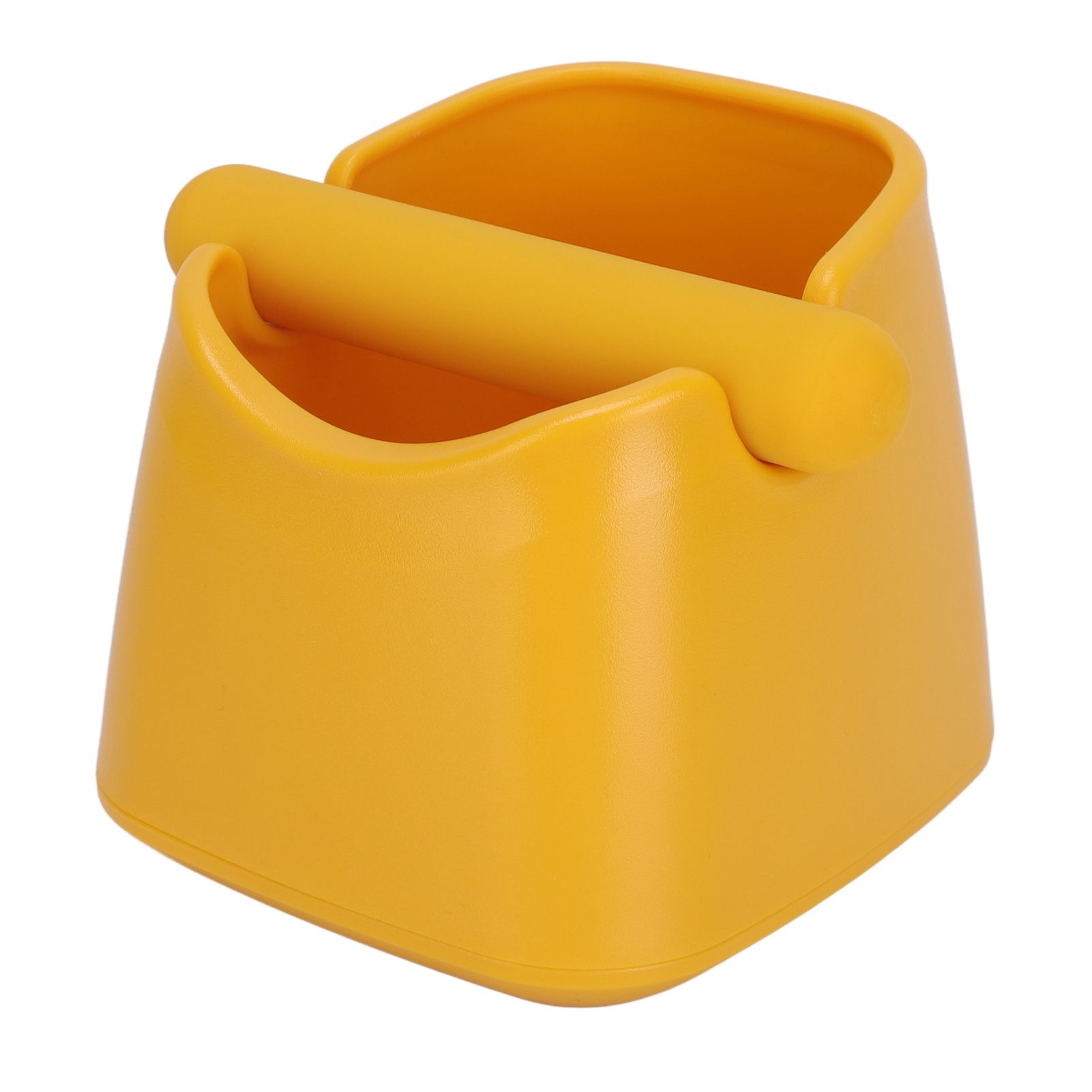 Coffee Knock Box Drop Resistant Prevent Slip Small Knock Container with Removable Knock Bar for Coffee Ground Yellow - Image 6