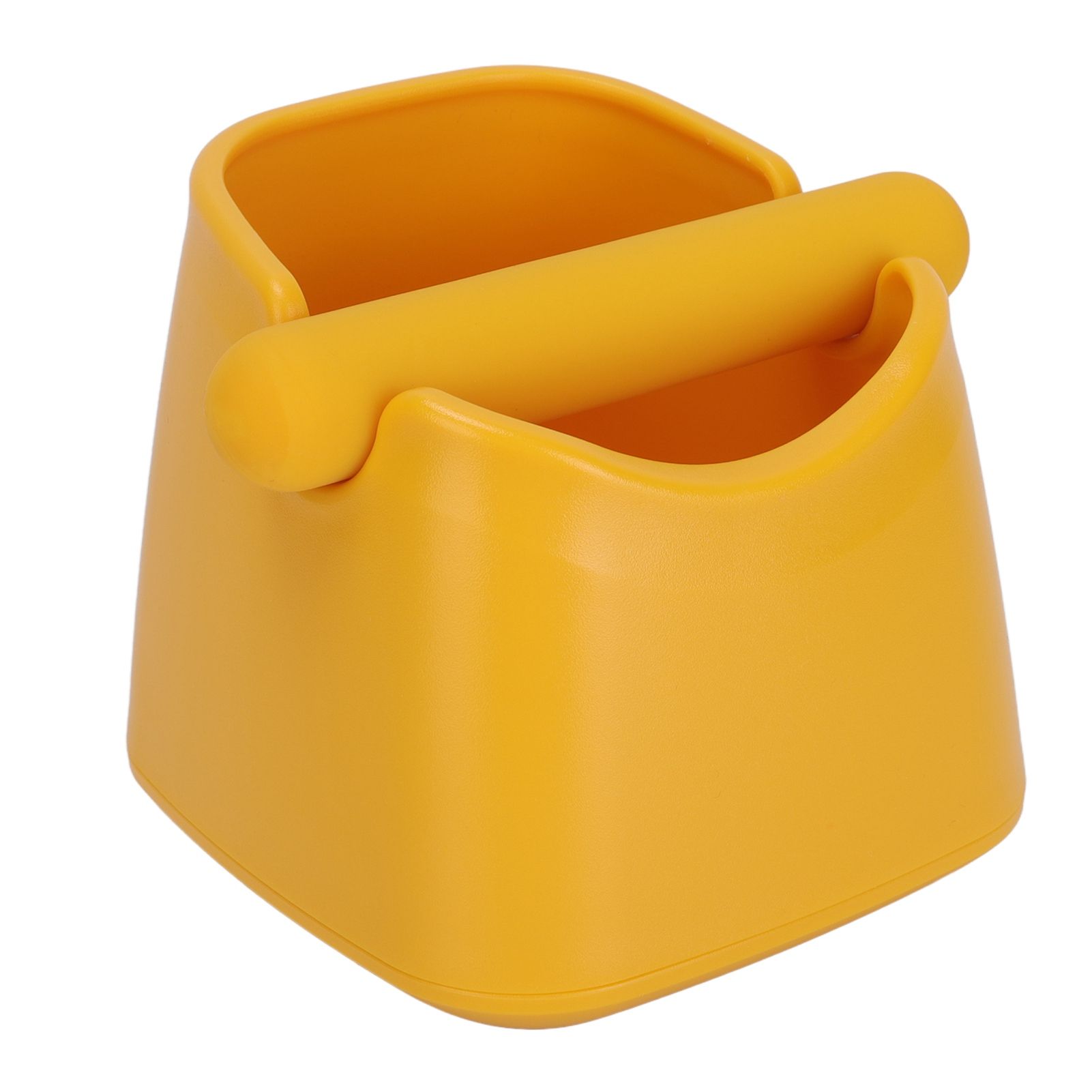 Coffee Knock Box Drop Resistant Prevent Slip Small Knock Container with Removable Knock Bar for Coffee Ground Yellow - Image 8